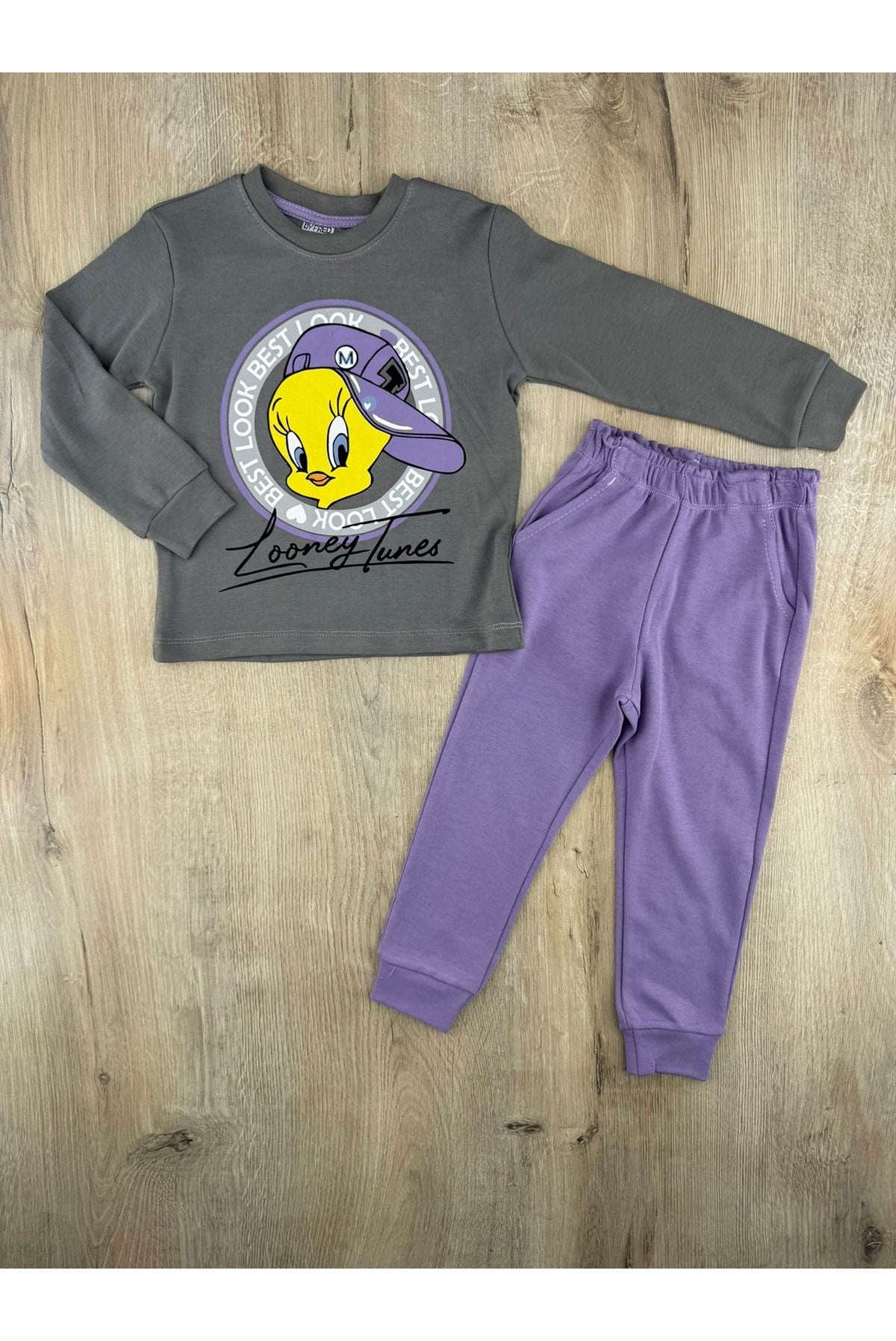 Fred (3-6 Yaş) Tweety Desenli Pijama Takımı