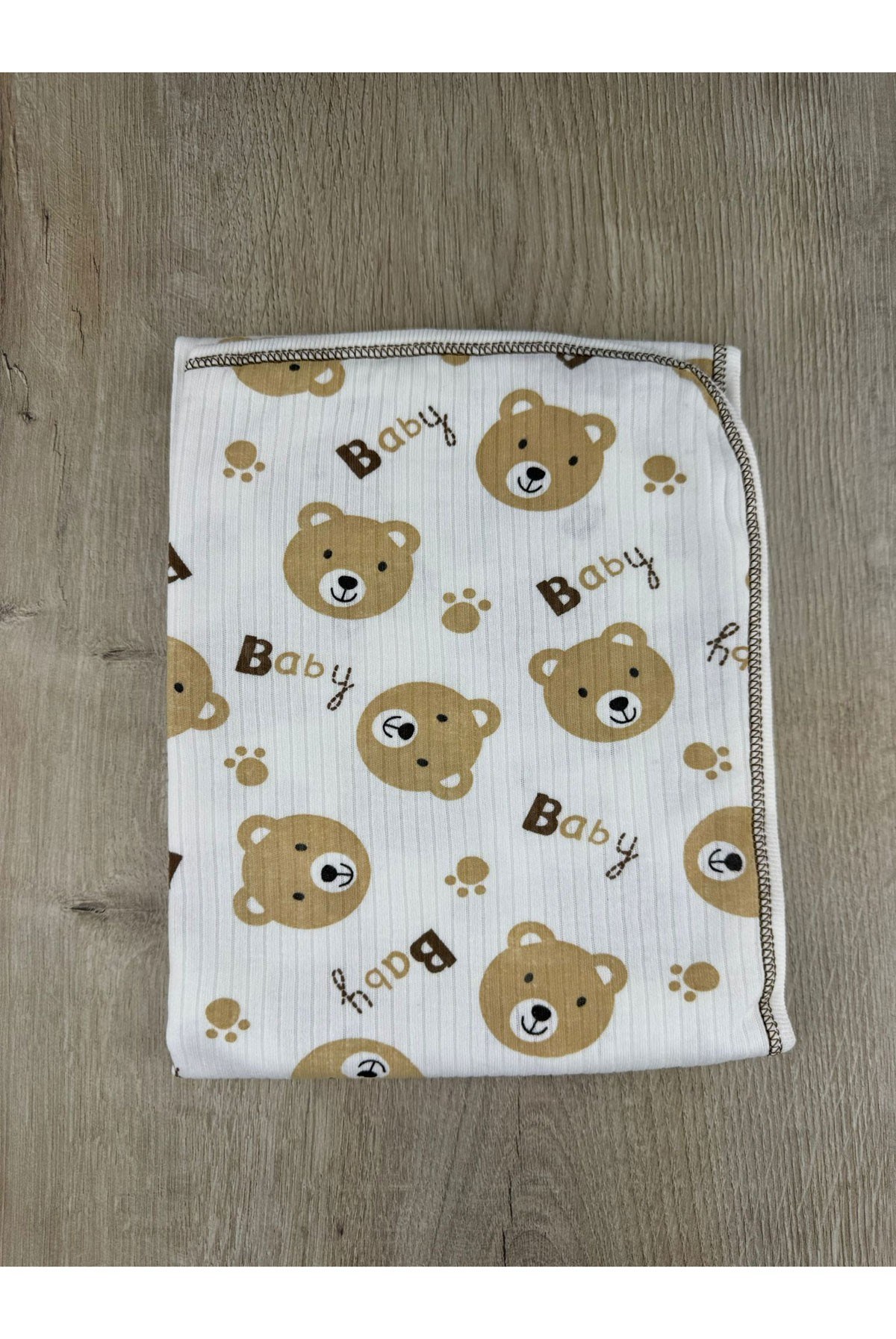 Gonca-42 Ayıcık KAfalar Desenli Tek KAt Battaniye