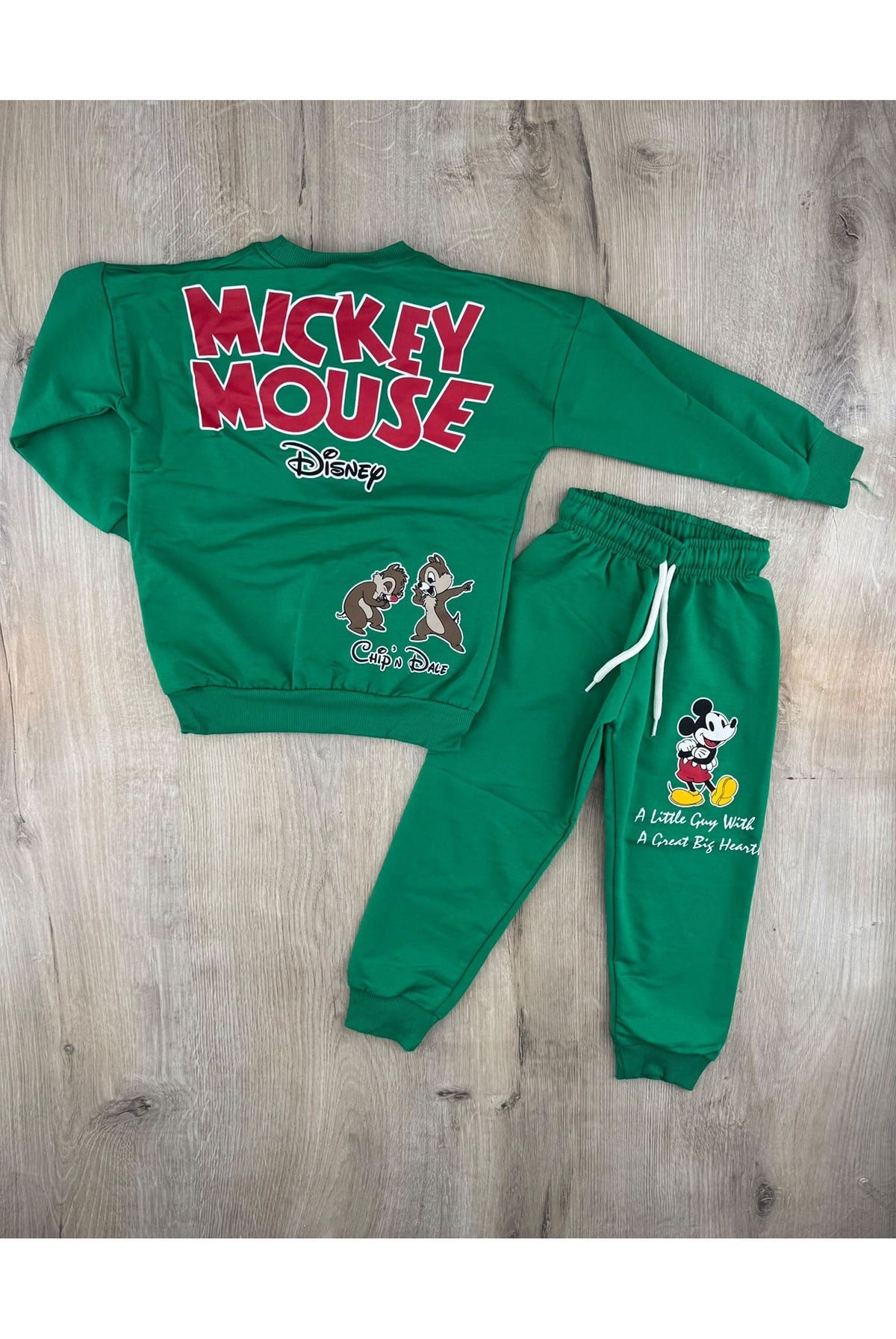 JLBN (3-10 Yaş) Mickey Mouse Baskılı Mevsimlik Takım