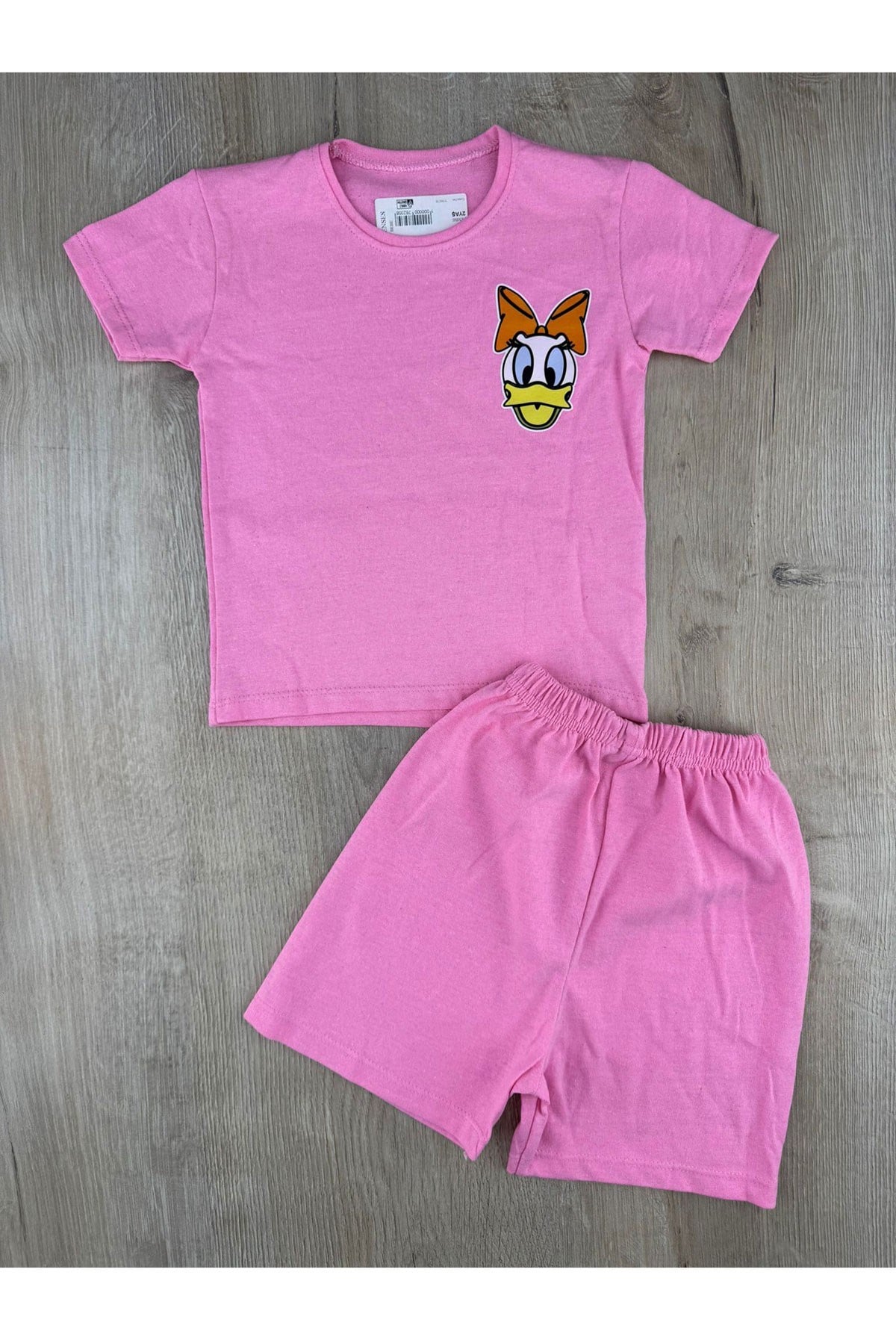 Keskincan-32 (2-5 Yaş) Daisy Desenli Şortlu Takım