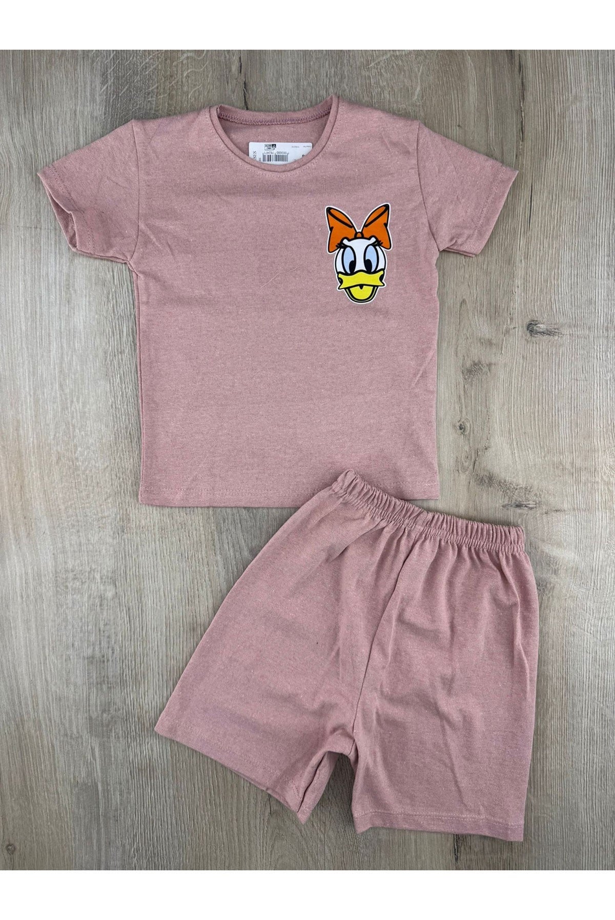 Keskincan-32 (2-5 Yaş) Daisy Desenli Şortlu Takım