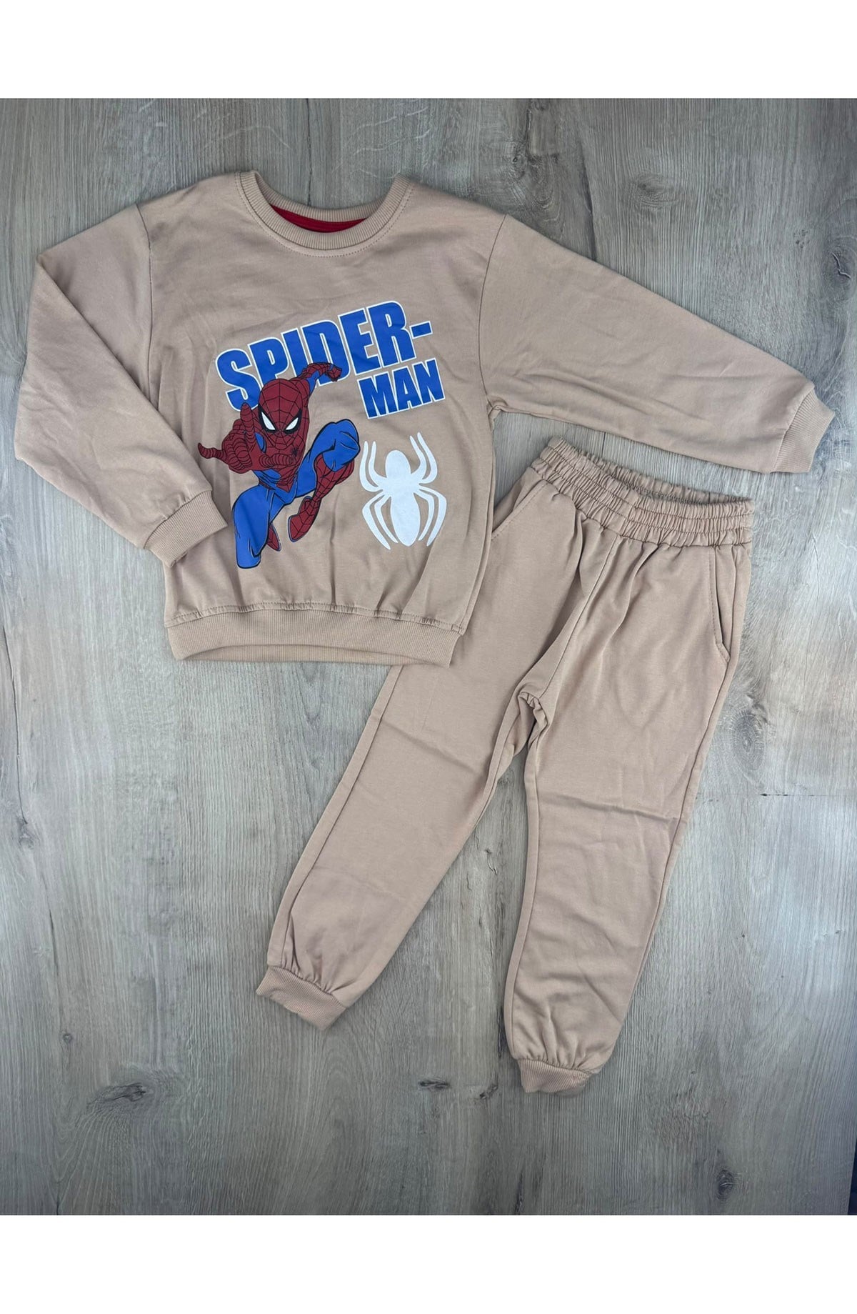 Keskincan (5-8 Yaş) Spiderman Desenli Mevsimlik Takım