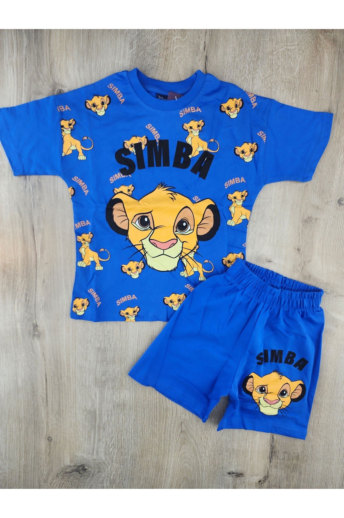 MDY (3-10 Yaş) Simba Desenli Şortlu Takım