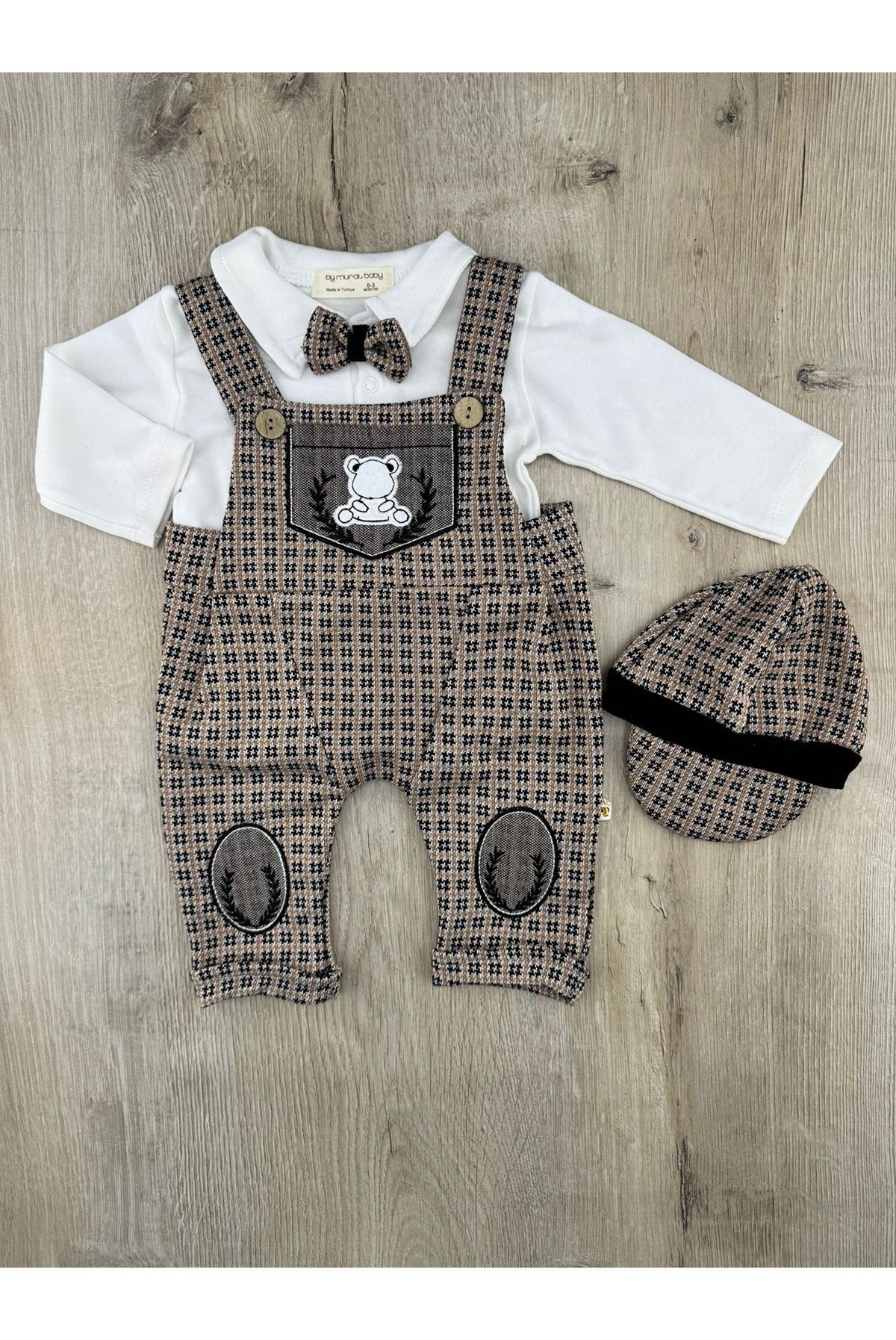 Murat Baby (0-12 Ay) 2674 Kasket Şapkalı Tulum