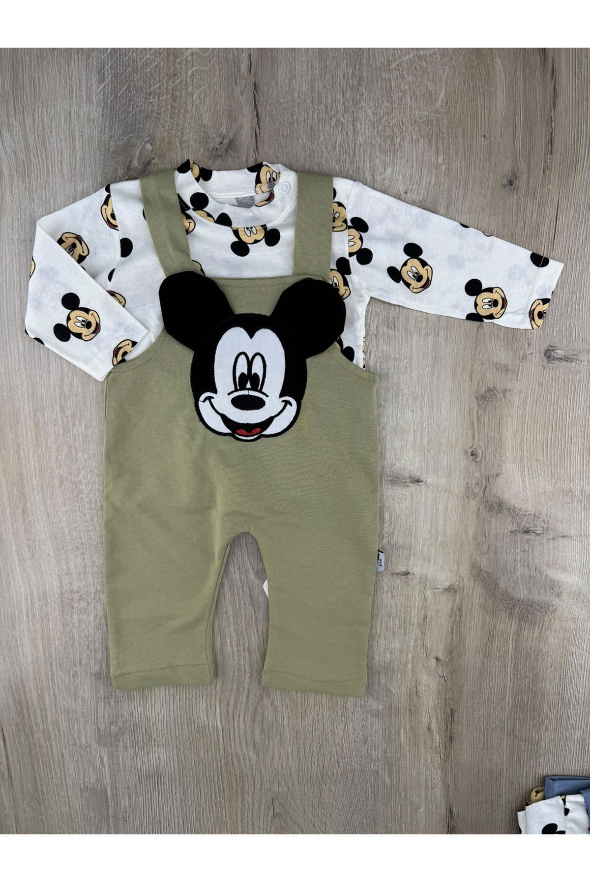Murat Baby (0-12 Ay) 5247  Mickey Desenli Badili Salopet