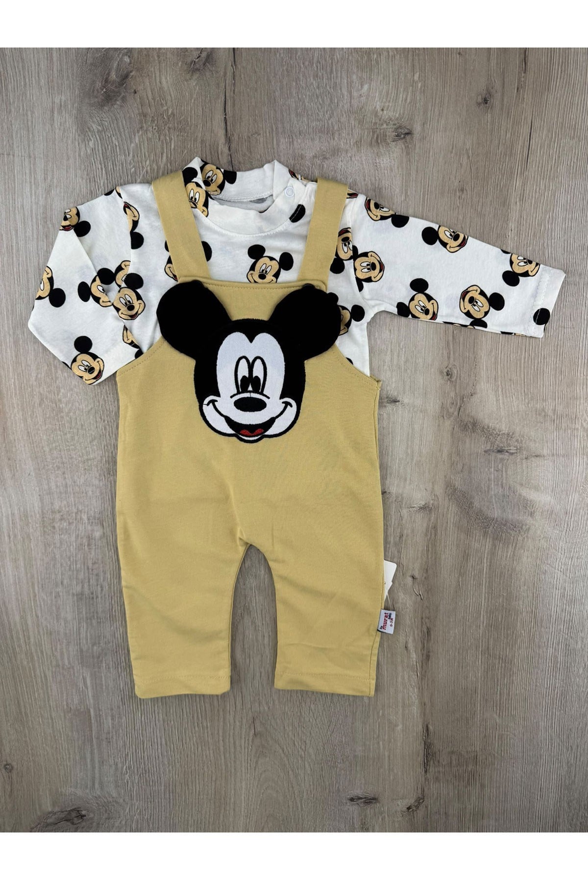 Murat Baby (0-12 Ay) 5247  Mickey Desenli Badili Salopet