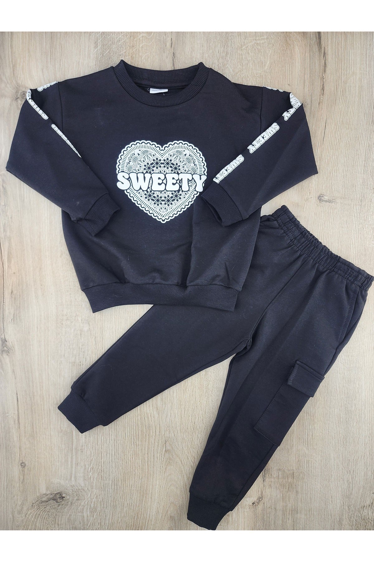 Nazar Bebe 26762 (3-6  Yaş) Sweety Deseni Mevsimlik Takım