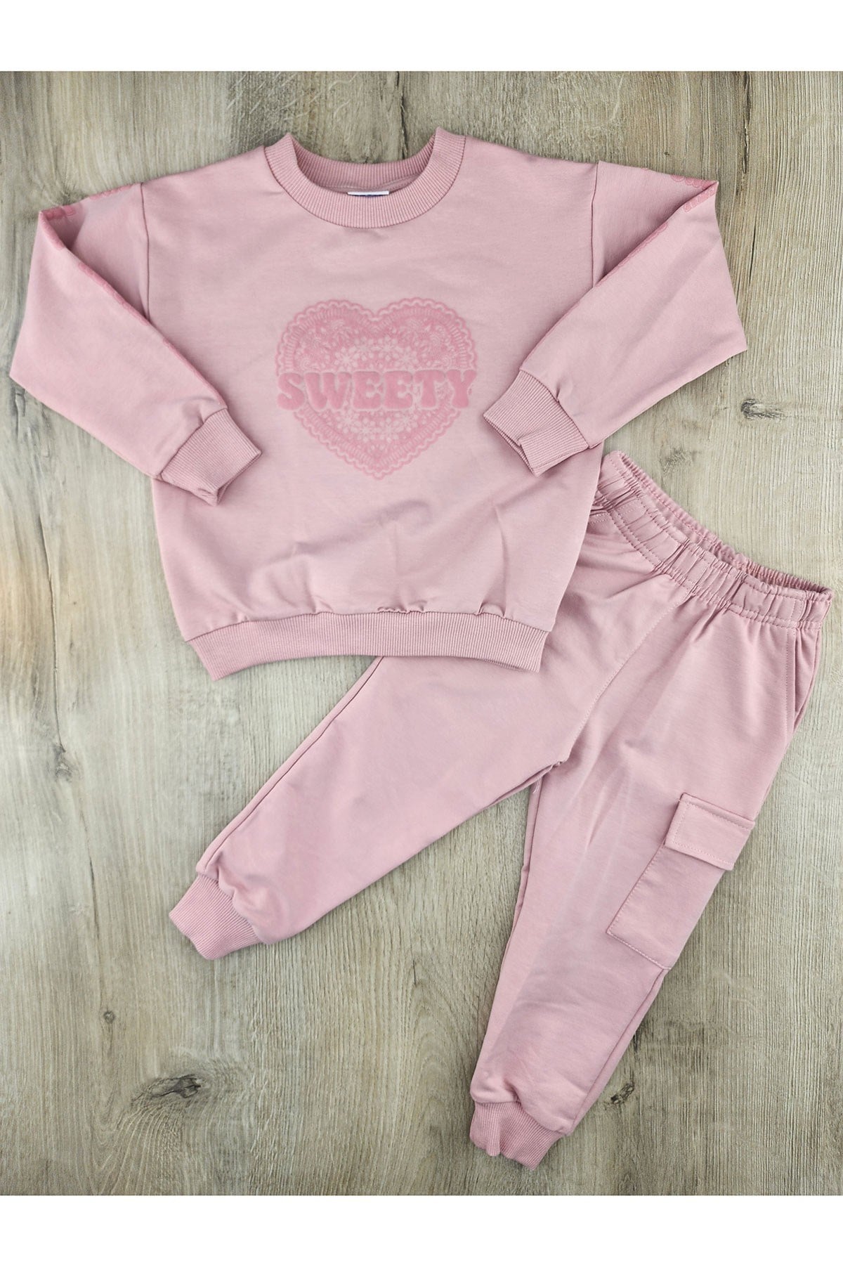Nazar Bebe 26762 (3-6  Yaş) Sweety Deseni Mevsimlik Takım
