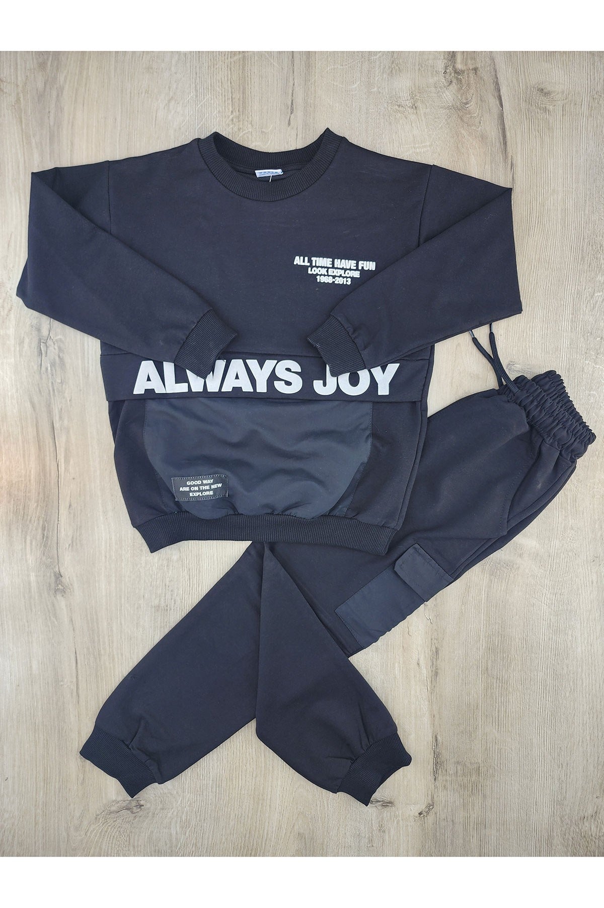 Nazar Bebe 26847 (7-10 Yaş) Always Joy Deseni Mevsimlik Takım