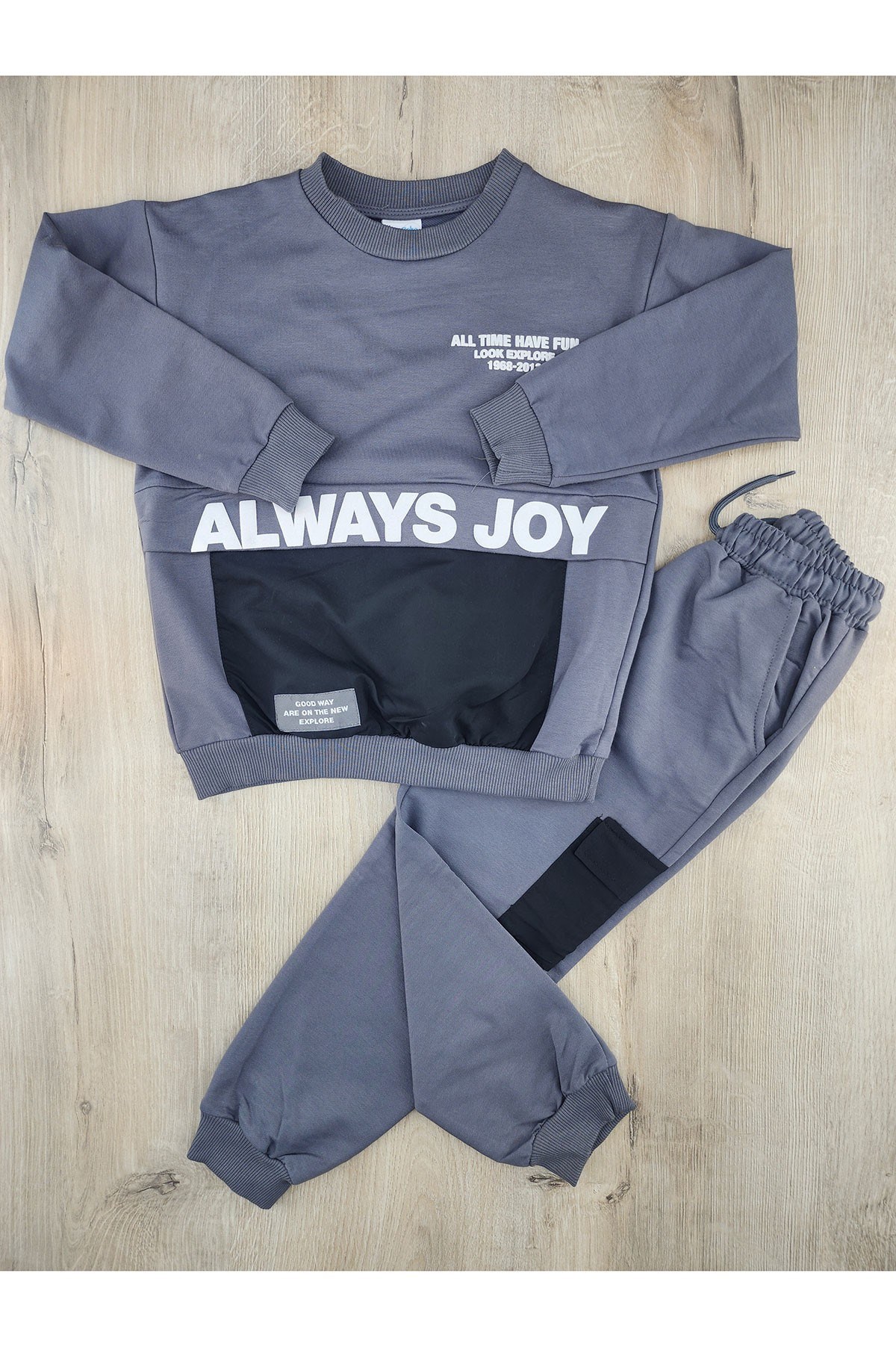 Nazar Bebe 26847 (7-10 Yaş) Always Joy Deseni Mevsimlik Takım