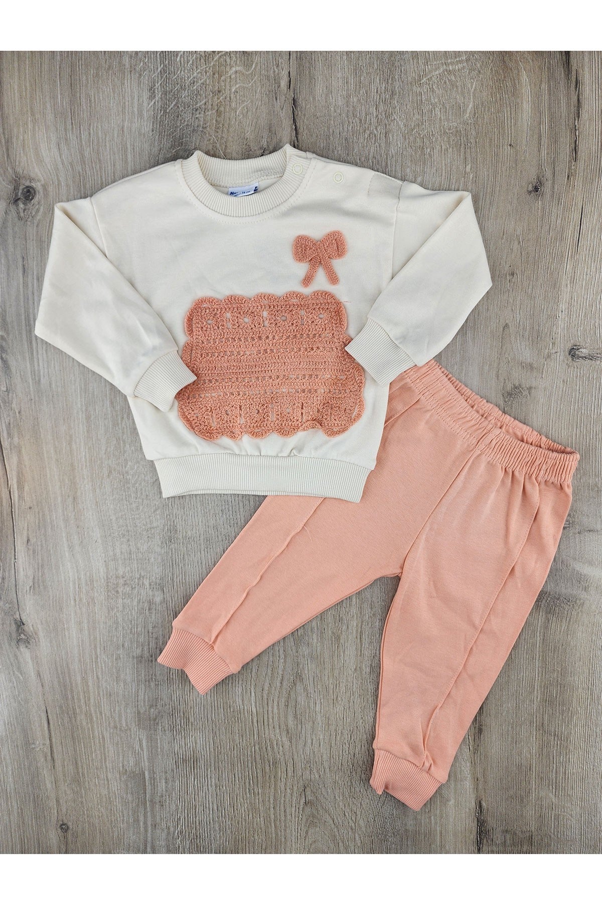 Nazar Bebe (9-24 Ay) 26698 Örme Cepli Mevsimlik Takım