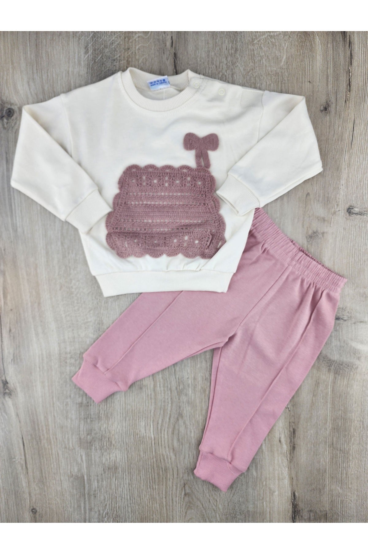 Nazar Bebe (9-24 Ay) 26698 Örme Cepli Mevsimlik Takım