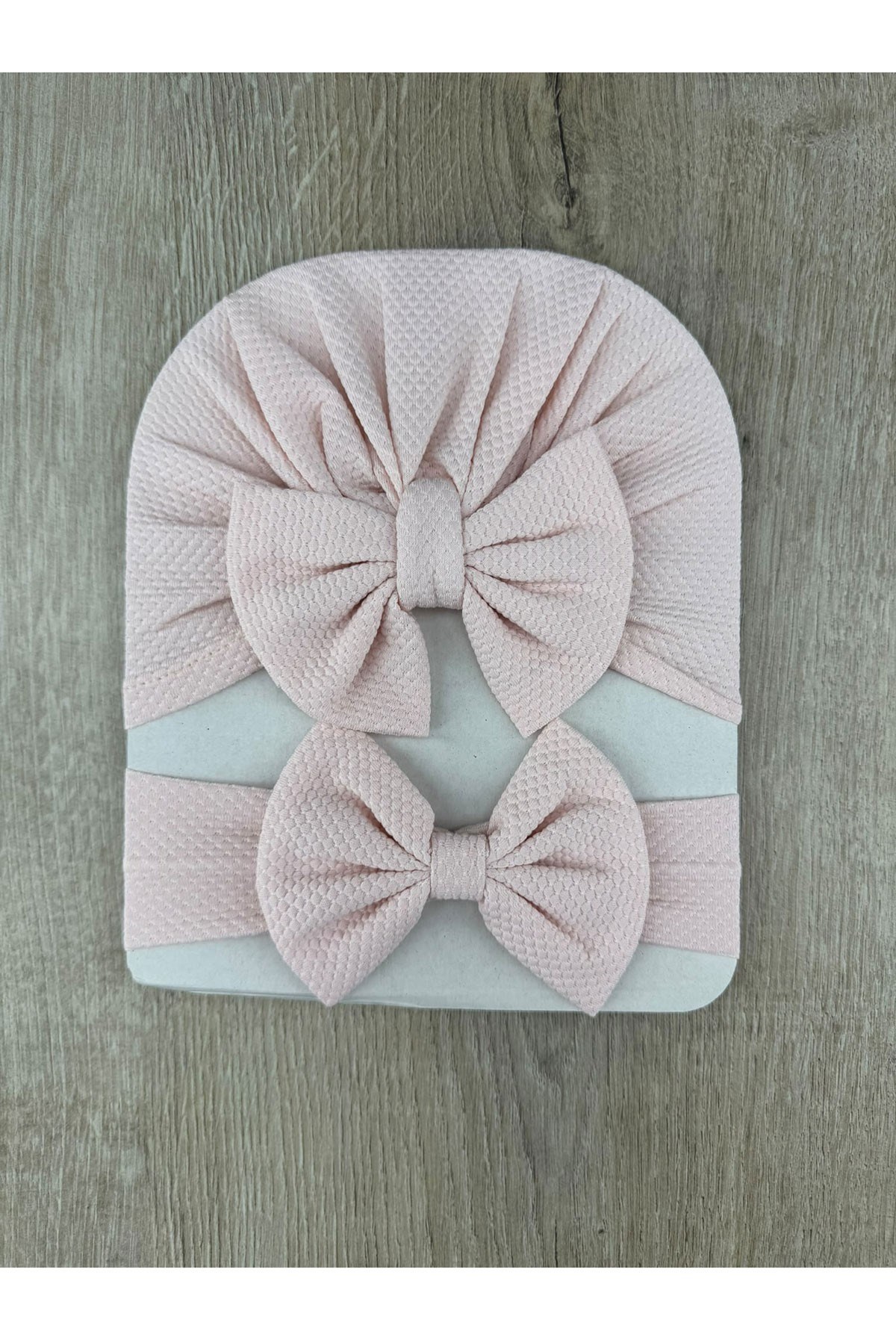 NW (0-2 Yaş) Waffle Bone Bandana Seti
