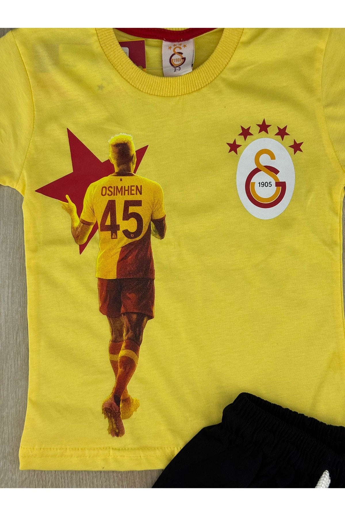 Taraftar (2-12 Yaş) GS-Osimhen Desenli Şortlu Takım