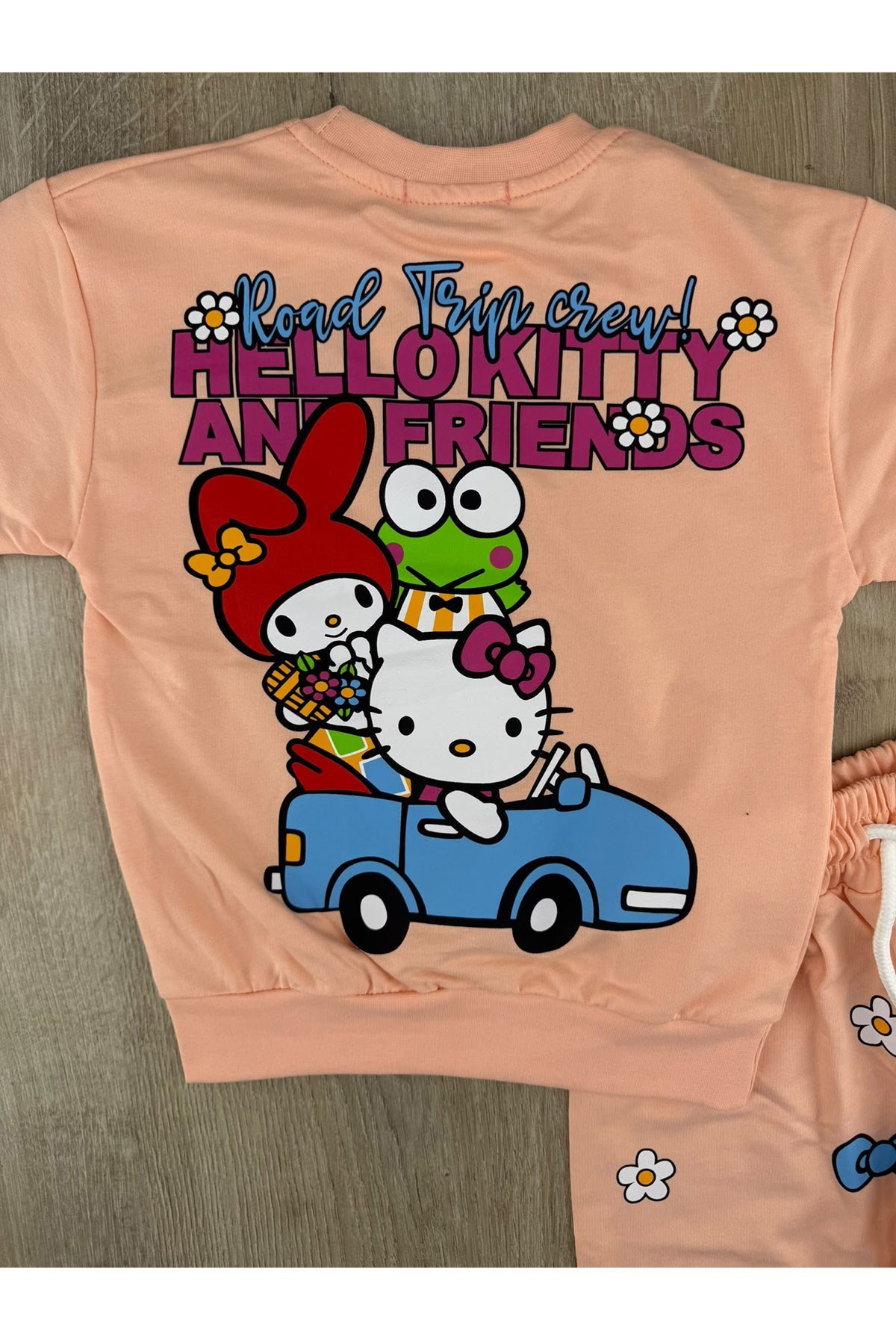 Tintini (3-10 Yaş) Hello Kitty Desenli Sırt Baskılı Mevsimlik Takım