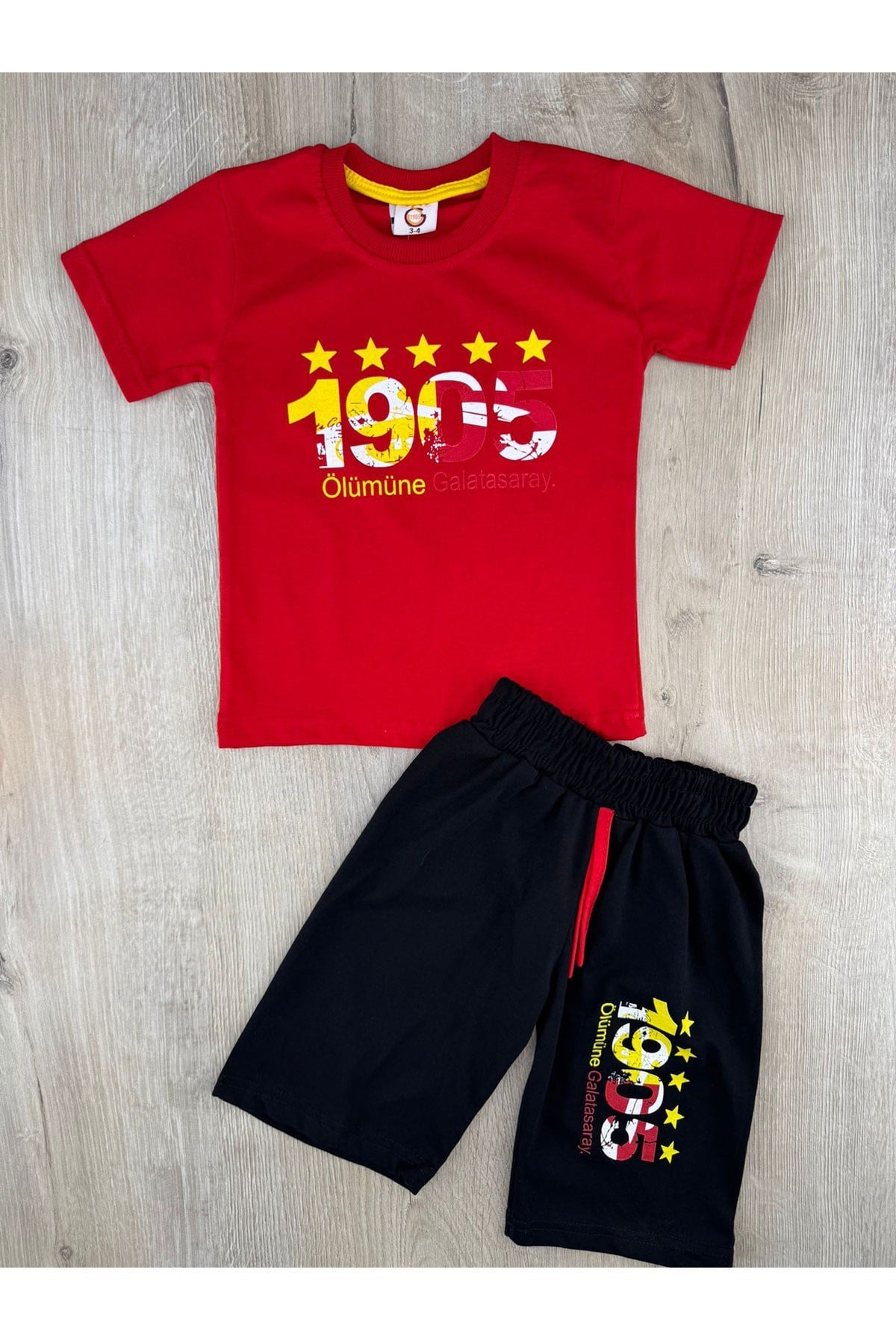 Tintini (3-10YAŞ) Taraftar Desenli Şortlu Takım