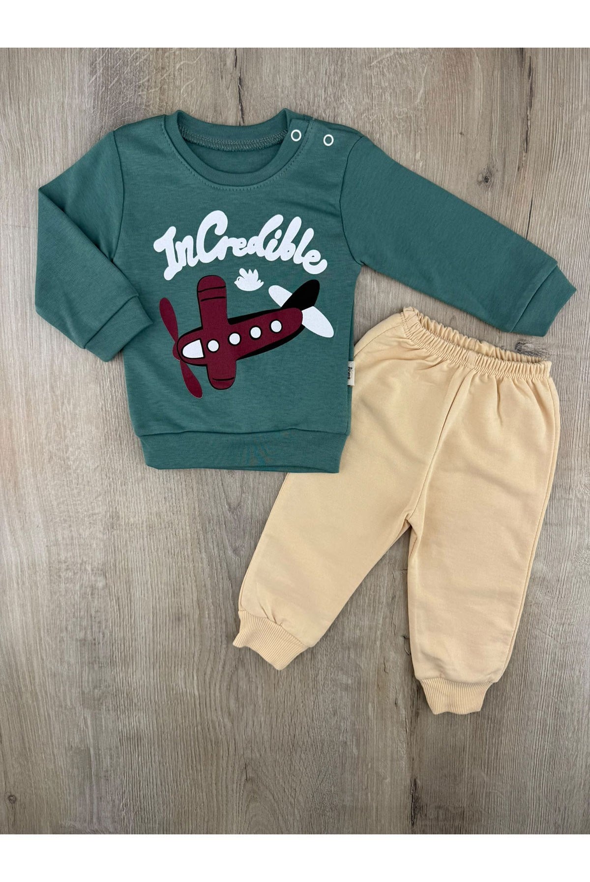 Uso Baby-125 (9-12-18 Ay) Uçak Desenli Mevsimlik Takım