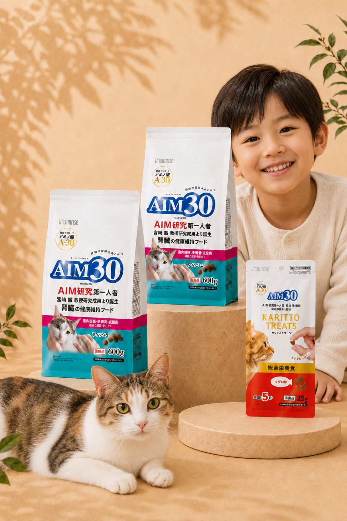 2'li AIM30 STERİL YETİŞKİN KEDİ MAMASI BALIKLI, MULTİVİTAMİN HEDİYELİ