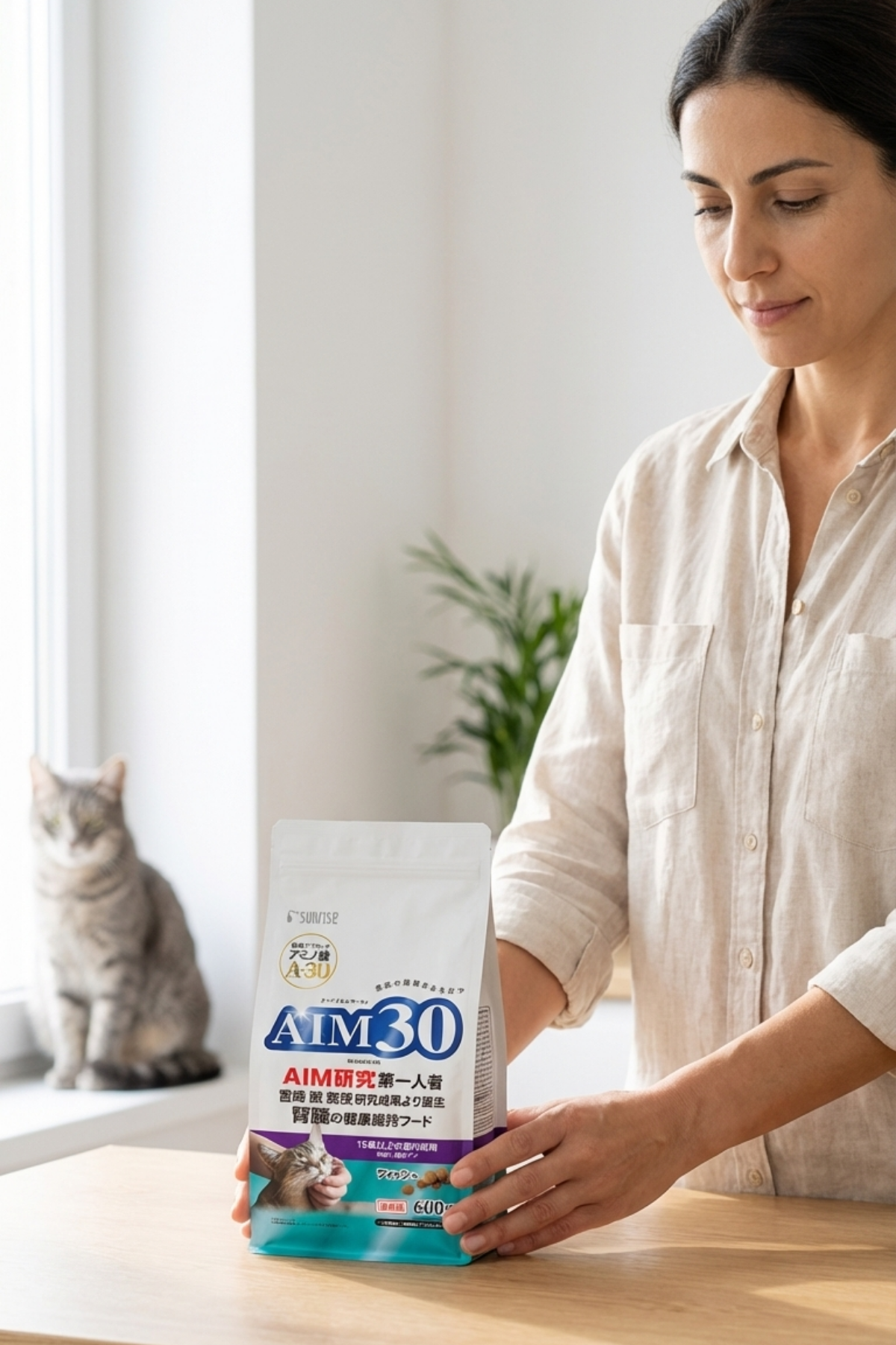 AIM30 +15 YAŞLI KEDİ MAMASI BALIKLI