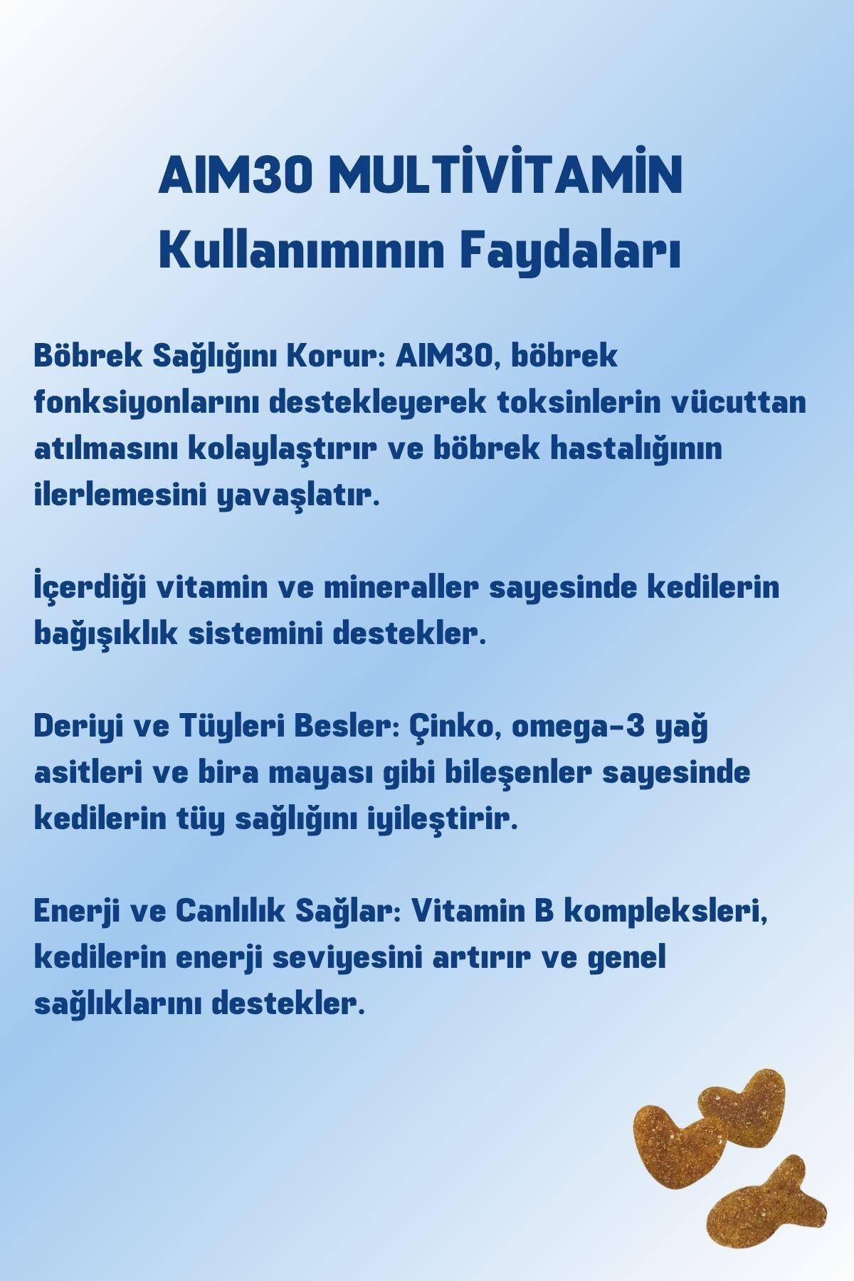 AIM30 Multivitamin 2'li Avantajlı Paket Tavuklu ve Somonlu