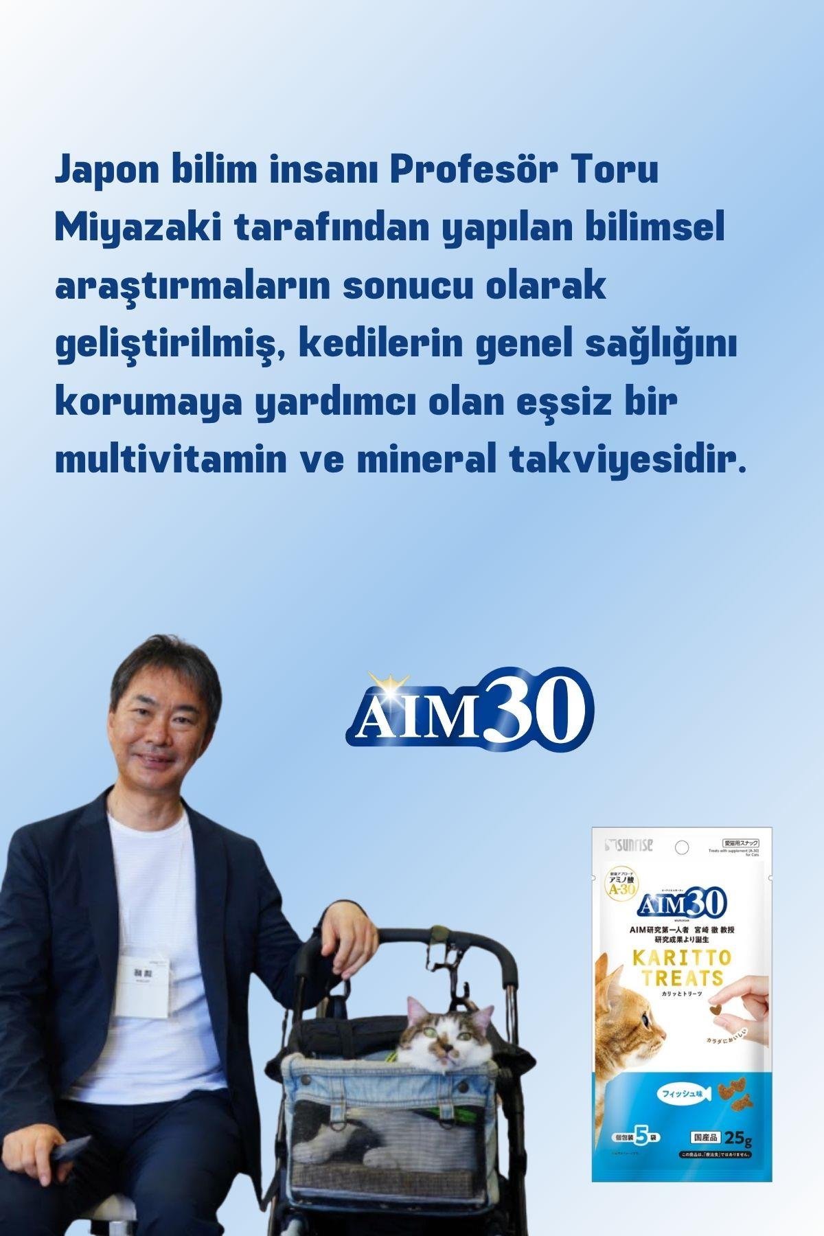 AIM30 Multivitamin 3'lü Avantajlı Paket Deniz Ürünlü, Peynirli ve Ton Balıklı