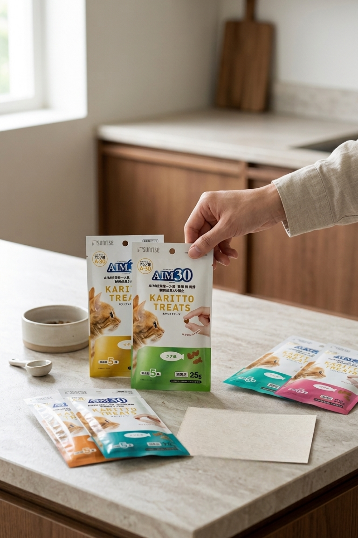 AIM30 Multivitamin 5'li Avantajlı Paket Deniz Ürünlü, Peynirli, Tavuk ve Balıklı, Sığır Etli, Ton Balıklı
