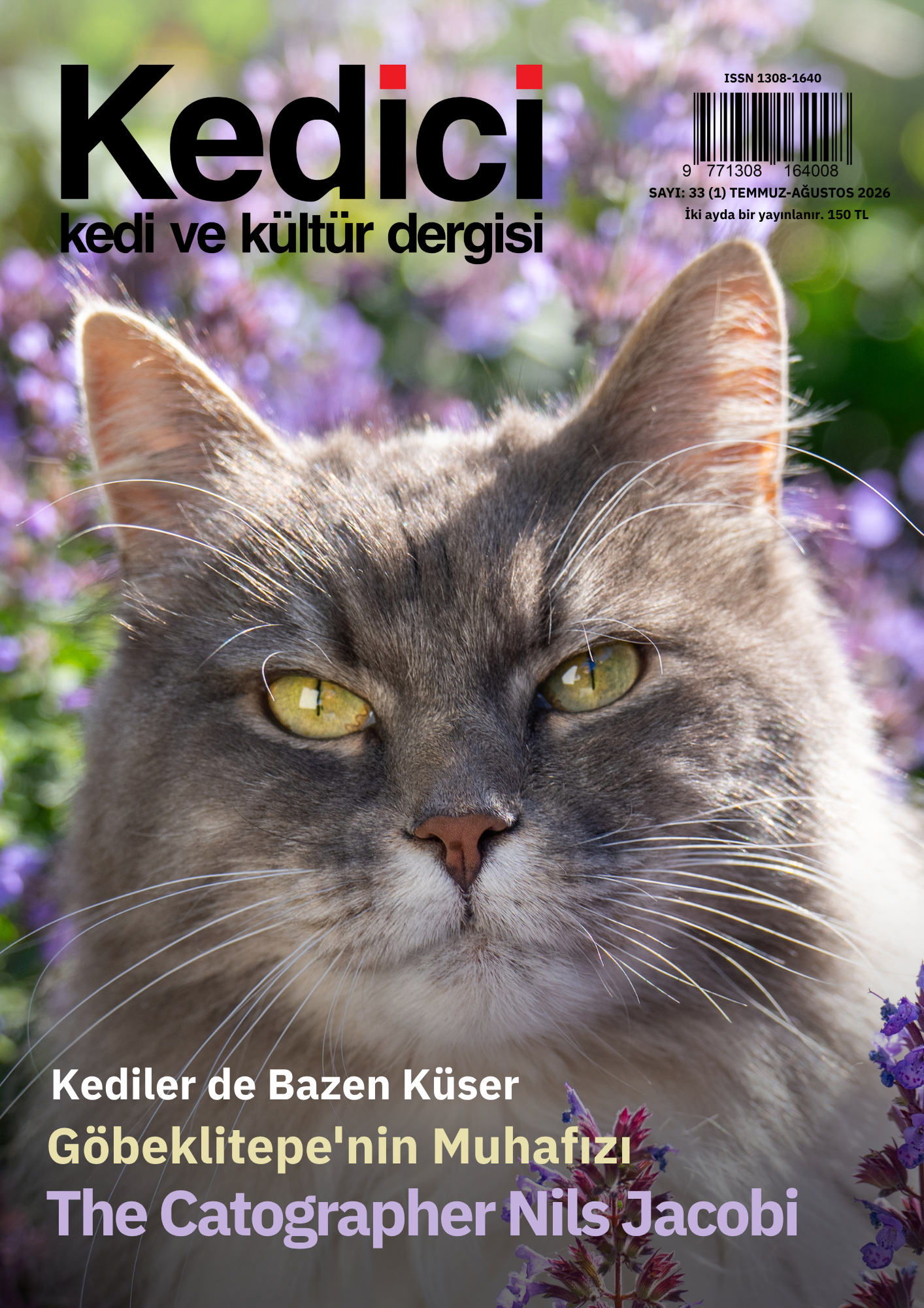 Kedici Kedi ve Kültür Dergisi Sayı: 33 Temmuz-Ağustos 2026