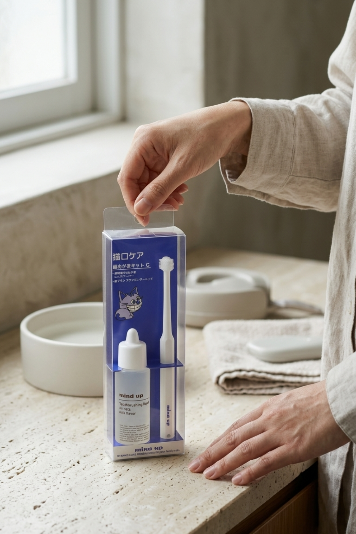 Nyanko Care Kediler İçin Ağız ve Diş Bakım Seti Kit C