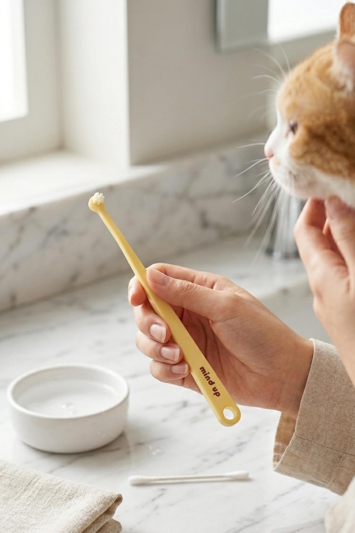 Nyanko Care Kediler İçin Ultra Yumuşak Diş Fırçası