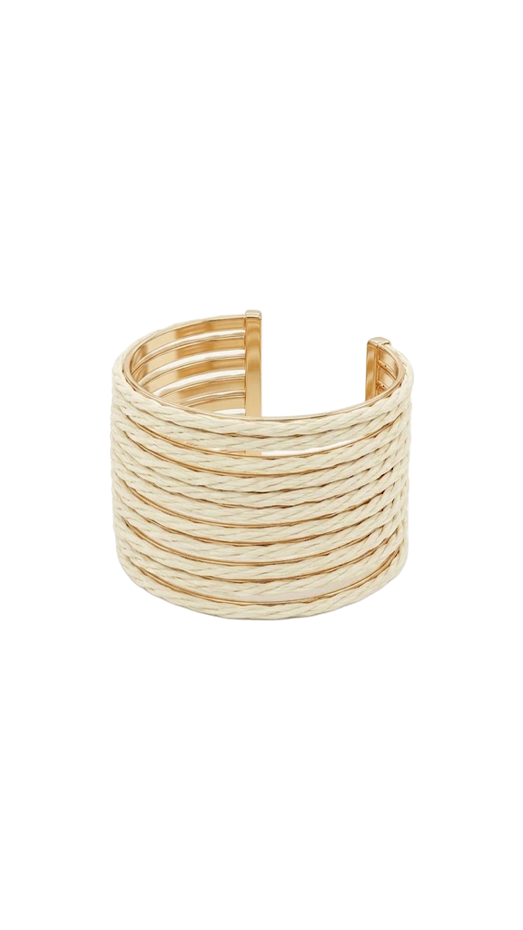 ÇOKLU SIRALI HASIR DOKULU MODERN GOLD BİLEZİKPerzoni