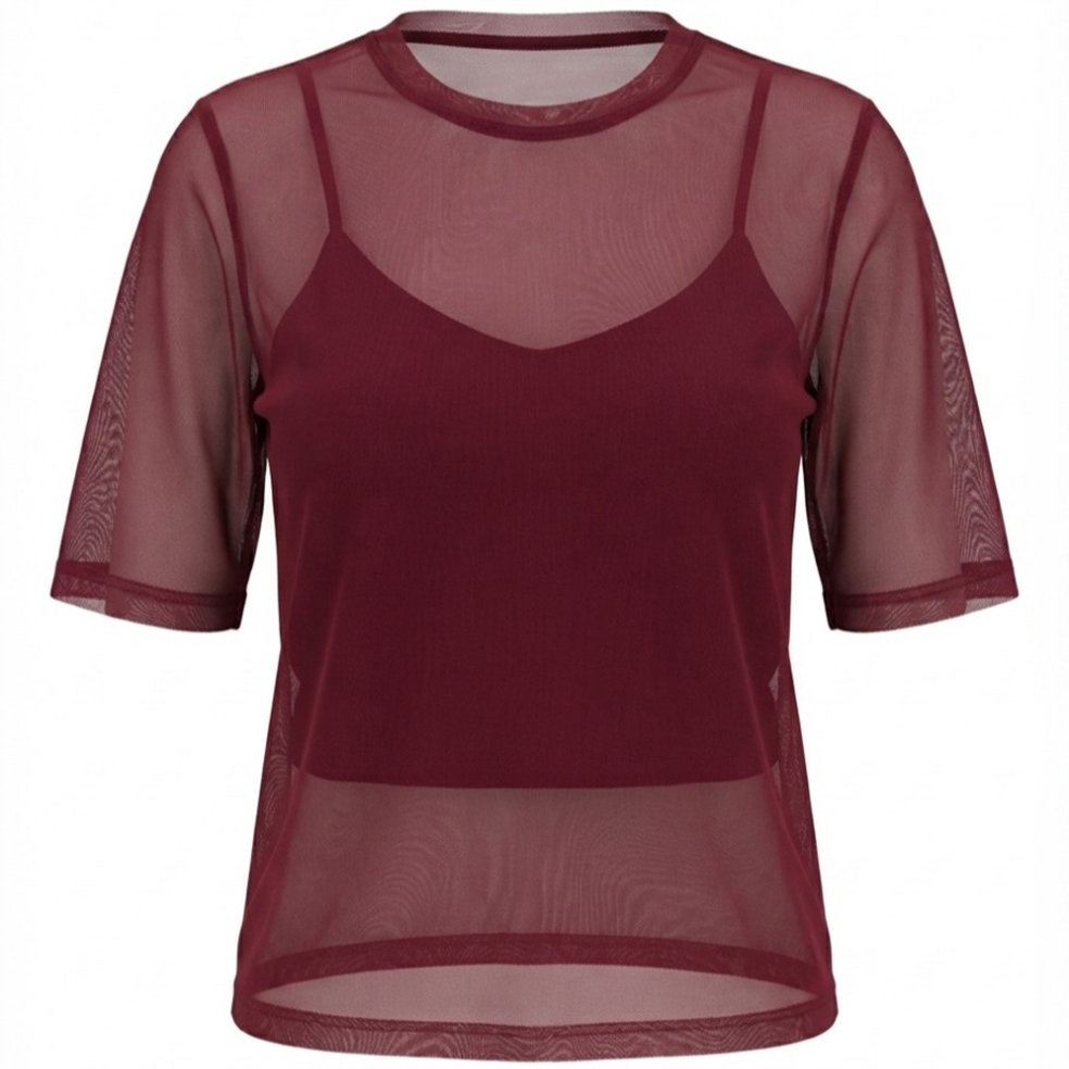 İÇİ ASTARLI FİLELİ T-SHIRTDedo'çe