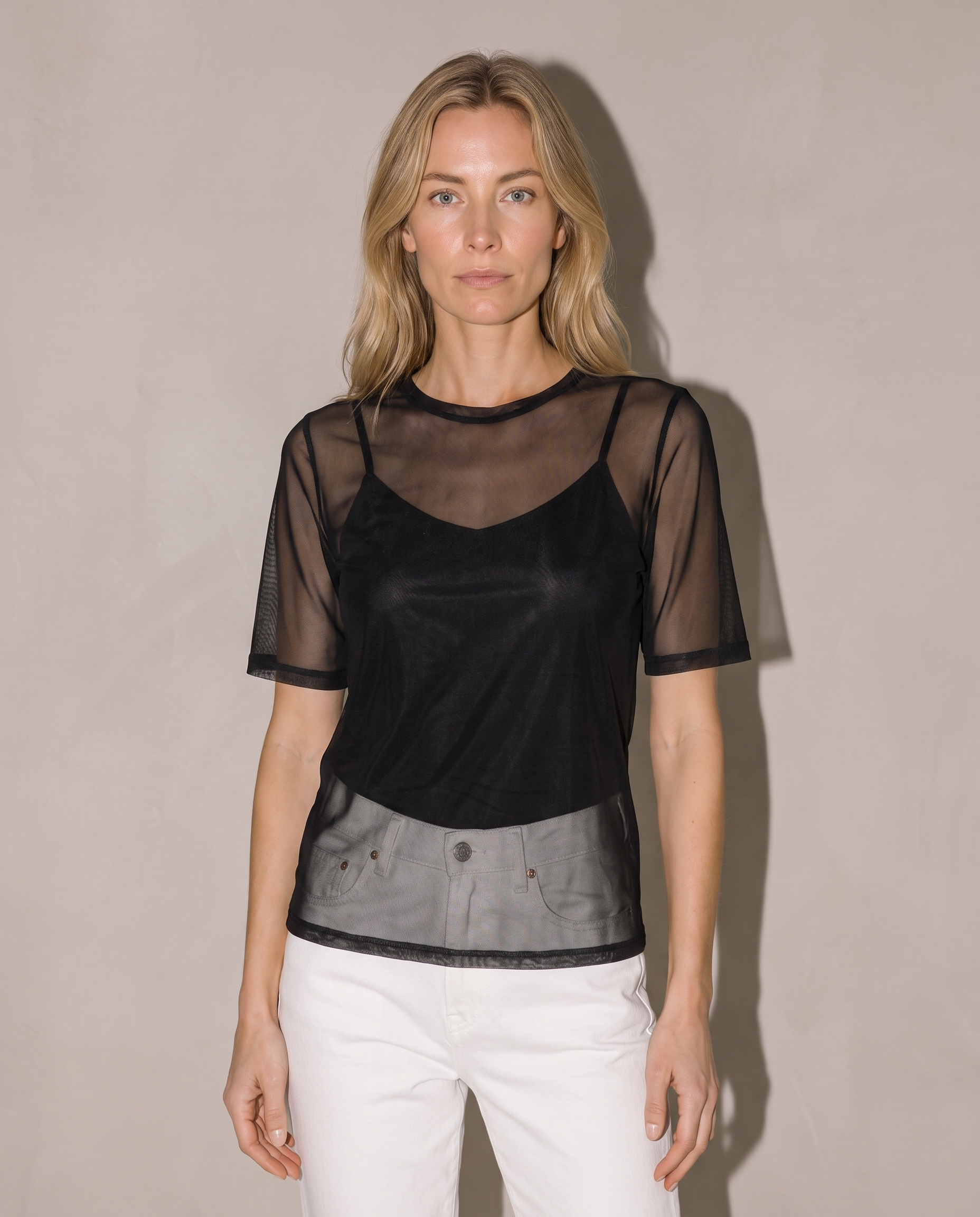 İÇİ ASTARLI FİLELİ T-SHIRTDedo'çe