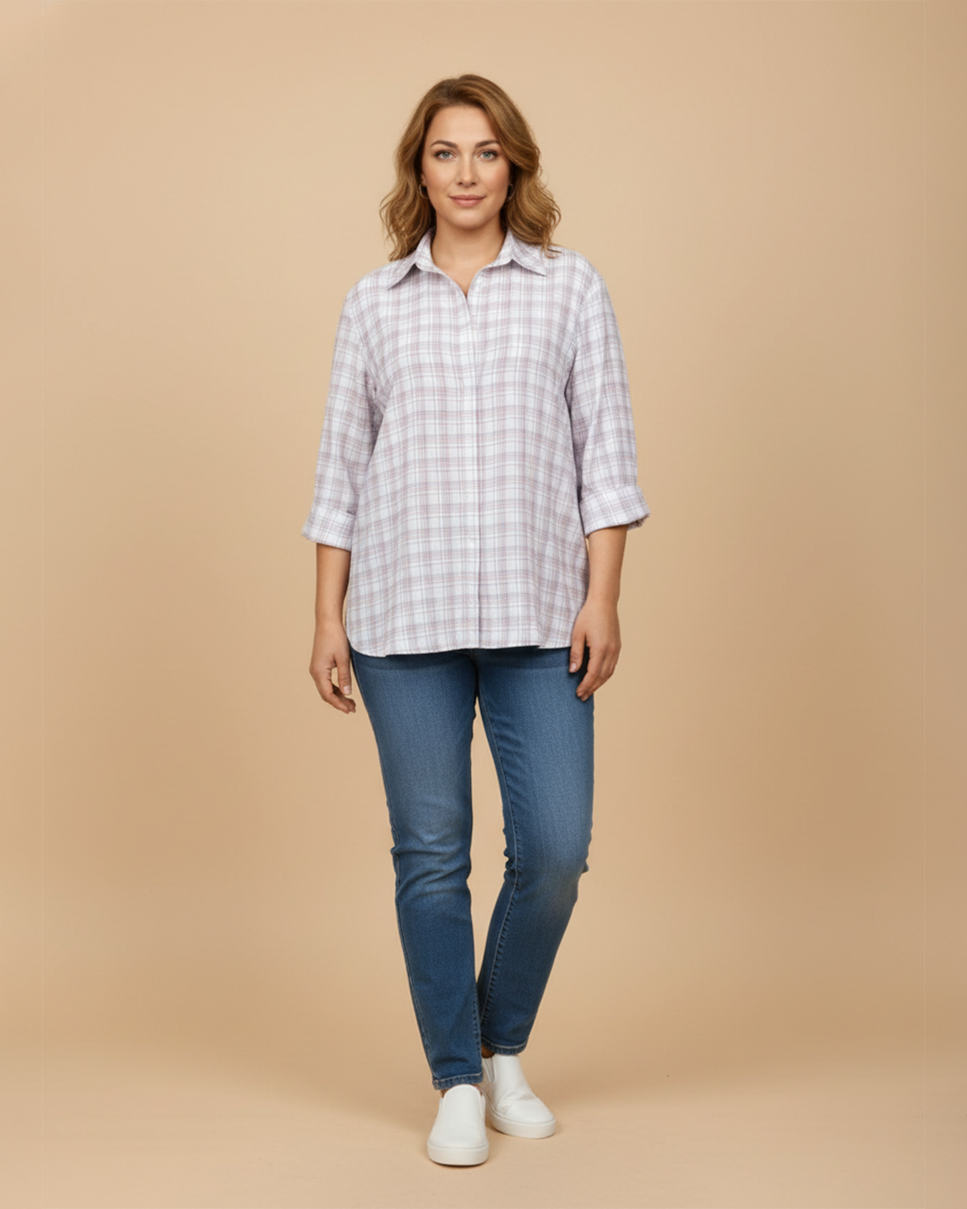 PARISIAN CHIC KARELİ KADIN GÖMLEKDedo'çe