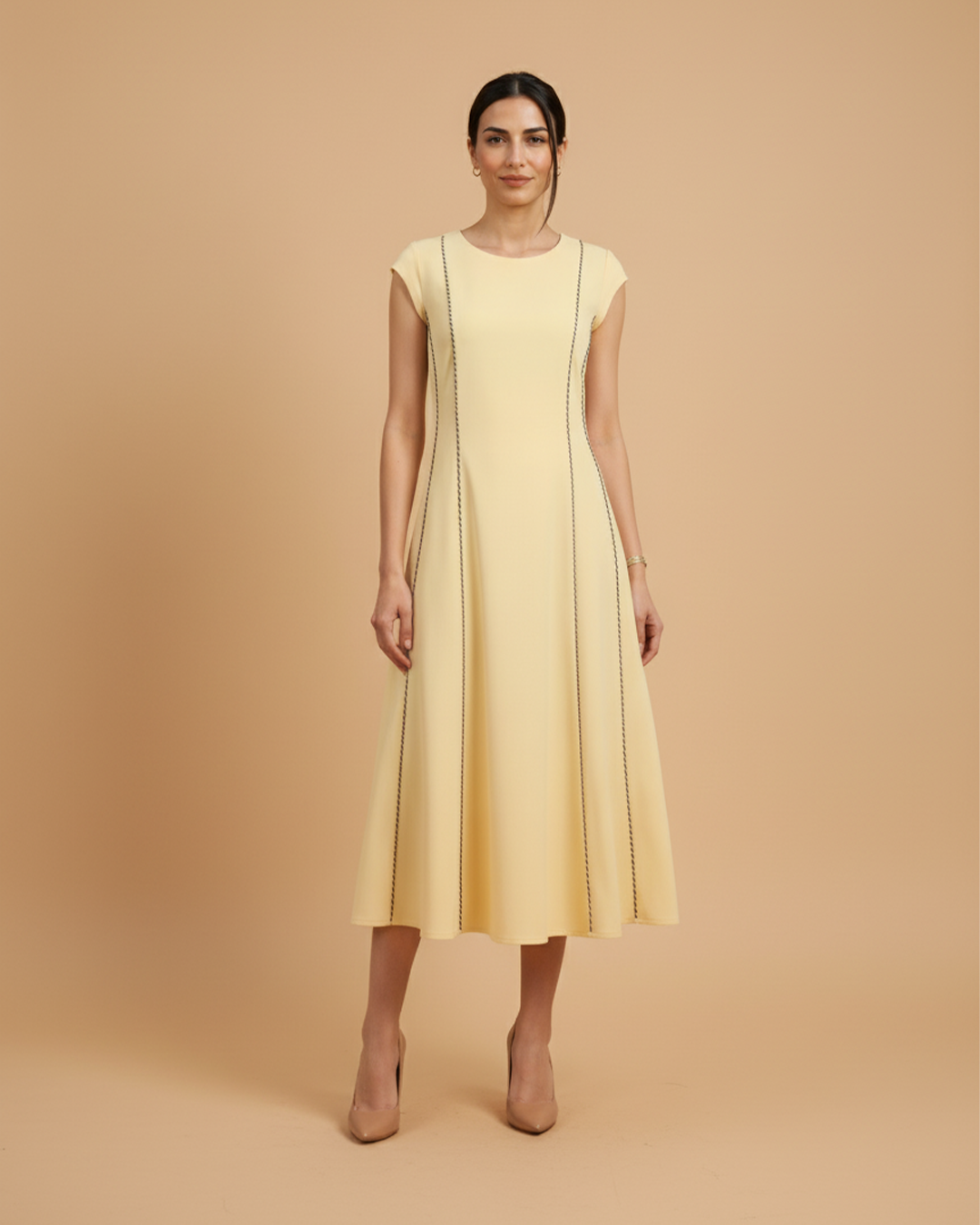PARISIAN CHIC YAZLIK OFİS ELBİSESİDedo'çe
