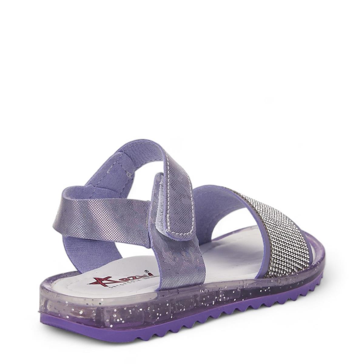 ARZEN_F_SANDALET_015 2_LİLA_SİMLİ_TAŞLI