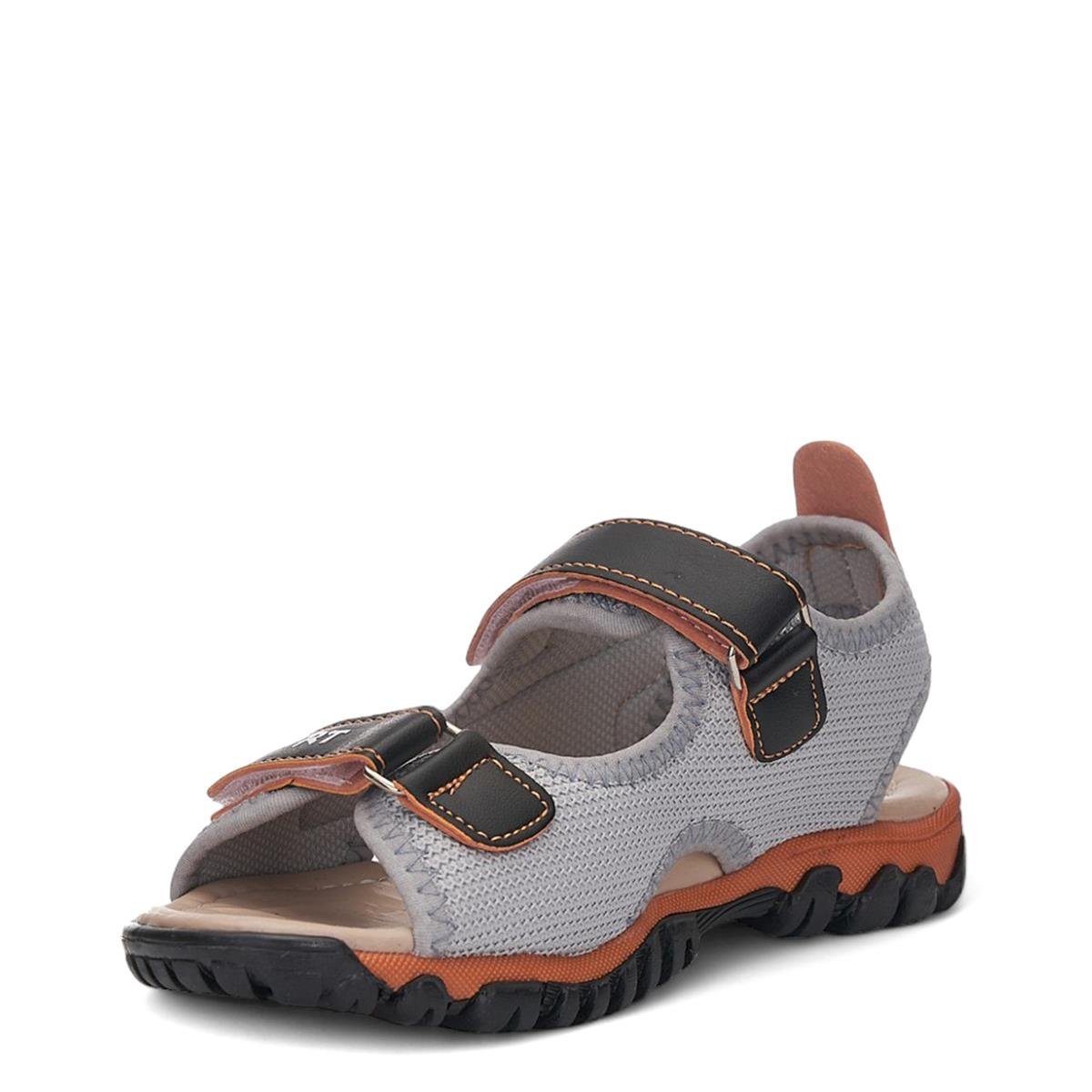 ARZEN_F_SANDALET_022 5_SİYAH_TURUNCU