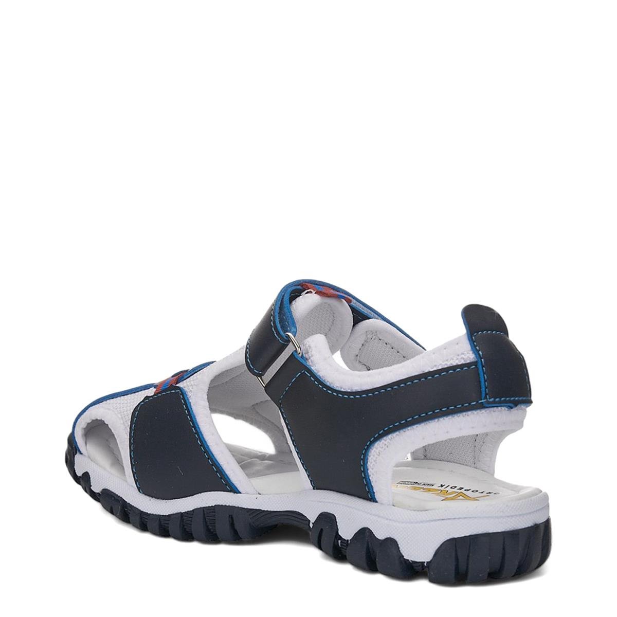 ARZEN_F_SANDALET_023 6_LACİ_BEYAZ_KIRMIZI