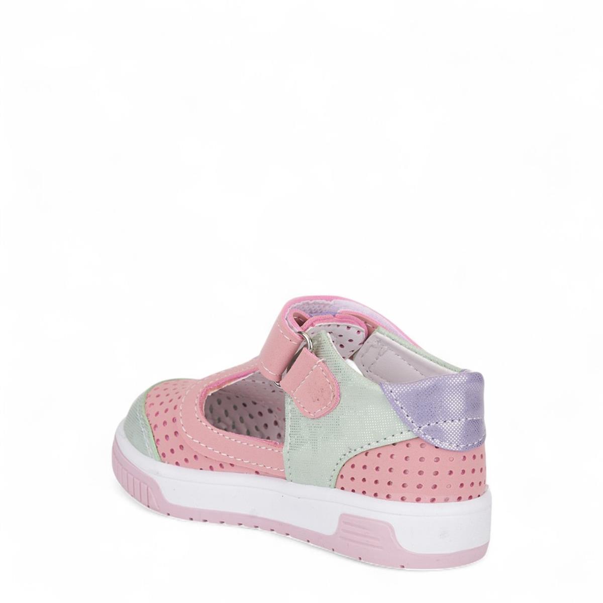ARZEN_B_SANDALET_030 PEMBE_NUBUK_YEŞİL