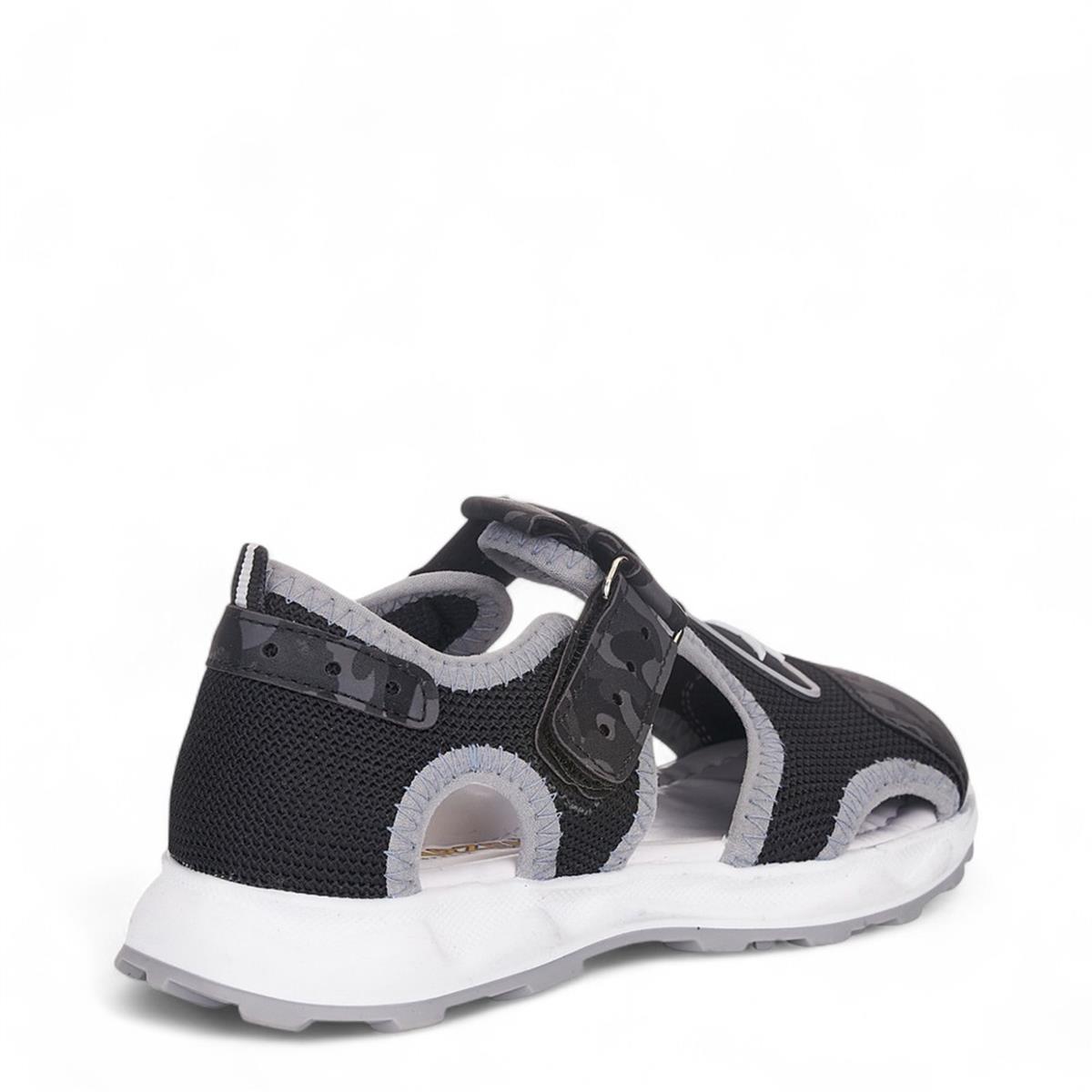 ARZEN_F_SANDALET_042 SİYAH_KAMUFLAJ