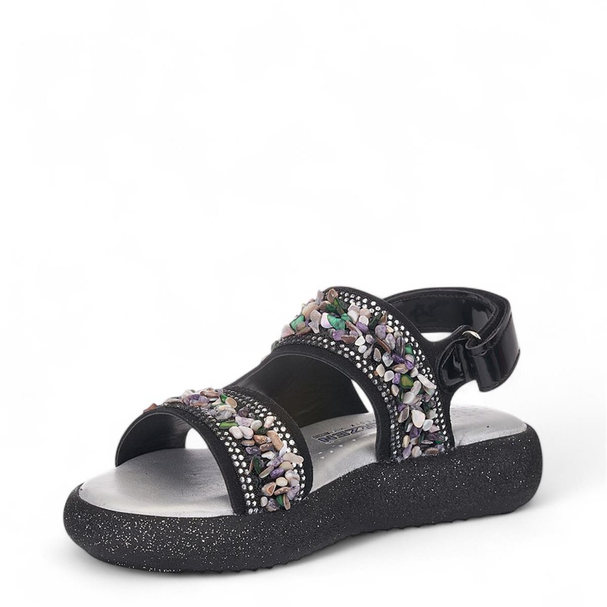 ARZEN_F_SANDALET_052 SİYAH