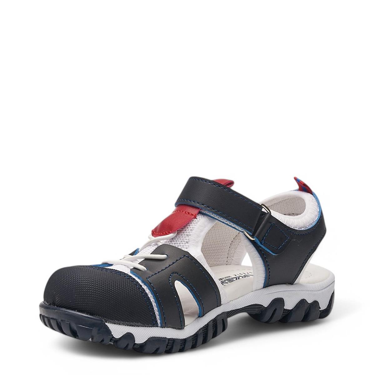 ARZEN_F_SANDALET_600 LACİ_BEYAZ_KIRMIZI