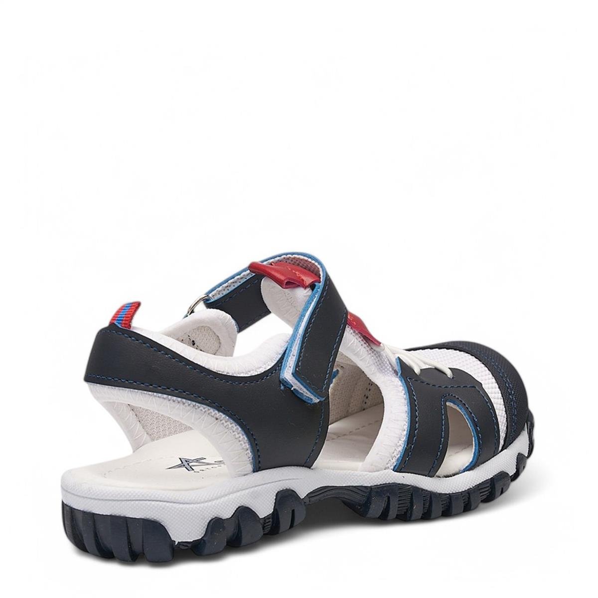 ARZEN_F_SANDALET_600 LACİ_BEYAZ_KIRMIZI