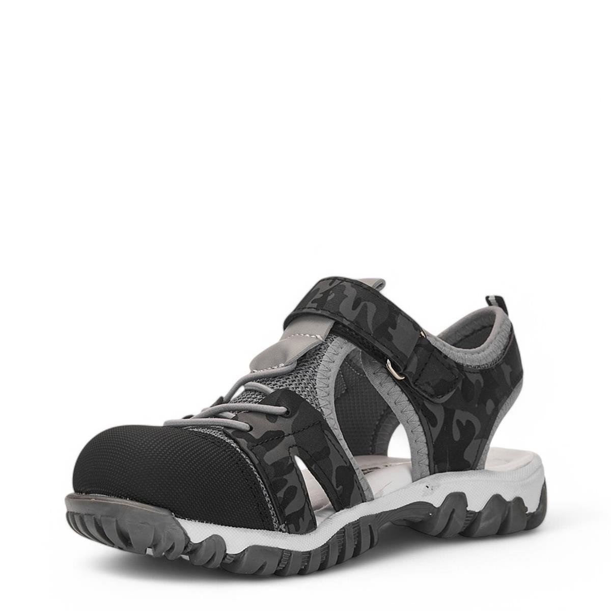ARZEN_F_SANDALET_600 SİYAH_KAMUFLAJ