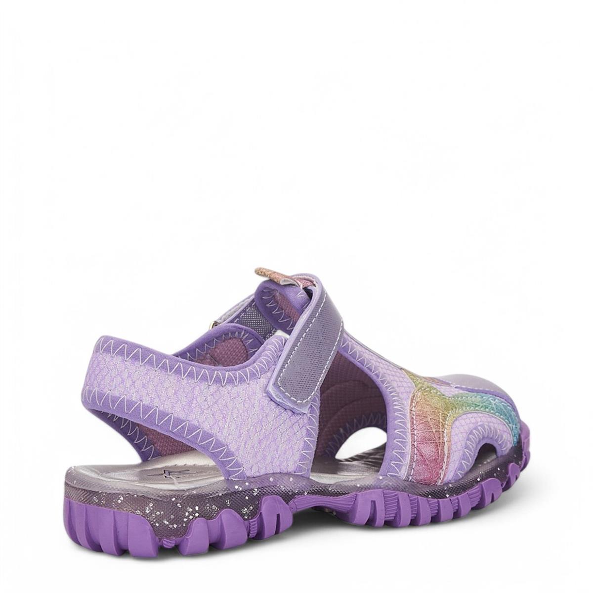 ARZEN_F_SANDALET_610 LİLA_GÖKKUŞAĞI_SİMLİ