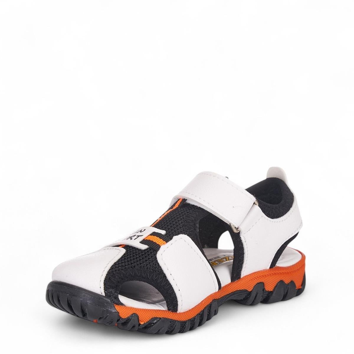 ARZEN_P_SANDALET_023 SİYAH_BEYAZ