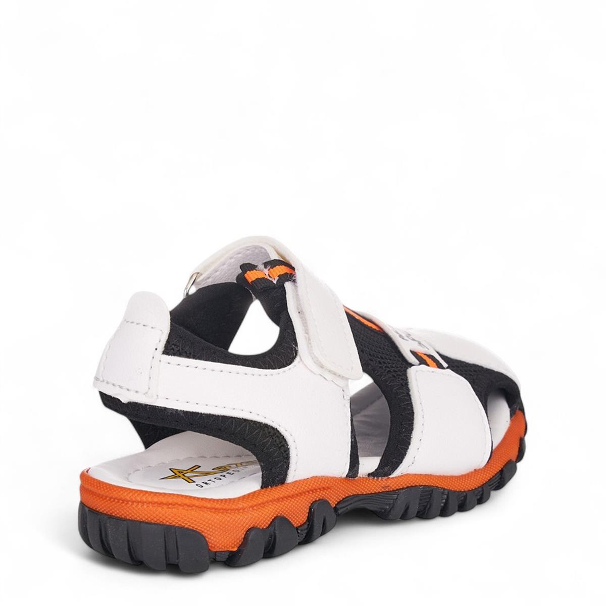 ARZEN_P_SANDALET_023 SİYAH_BEYAZ