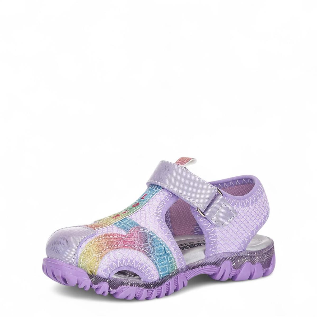 ARZEN_P_SANDALET_610 LİLA_SİMLİ_GÖKKUŞAĞI