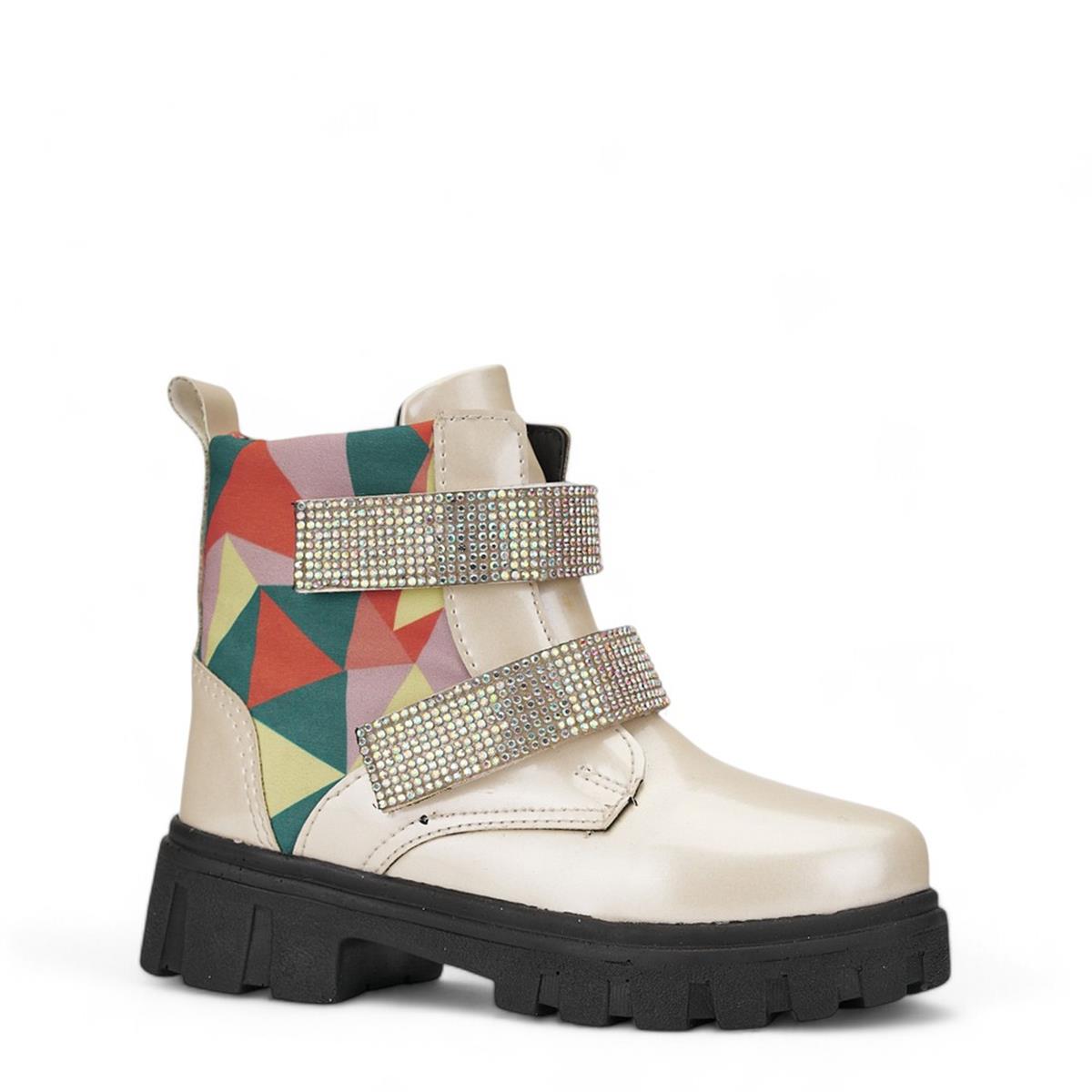 CARMELLA_P_BOT_601 BEJ_RUGAN_DESENLİ_CIRTLI