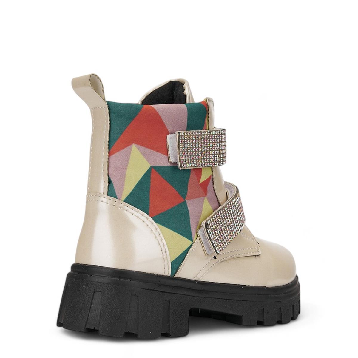 CARMELLA_P_BOT_601 BEJ_RUGAN_DESENLİ_CIRTLI