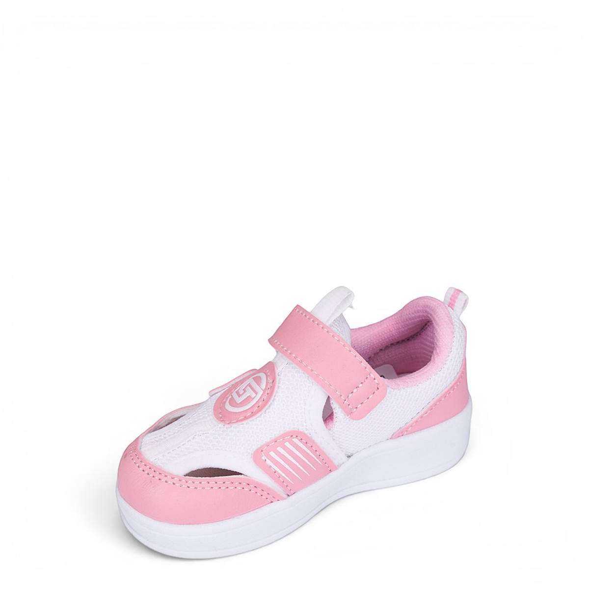 CCTWINS_B_SANDALET_IŞIKLI SANTOS PEMBE_BEYAZ
